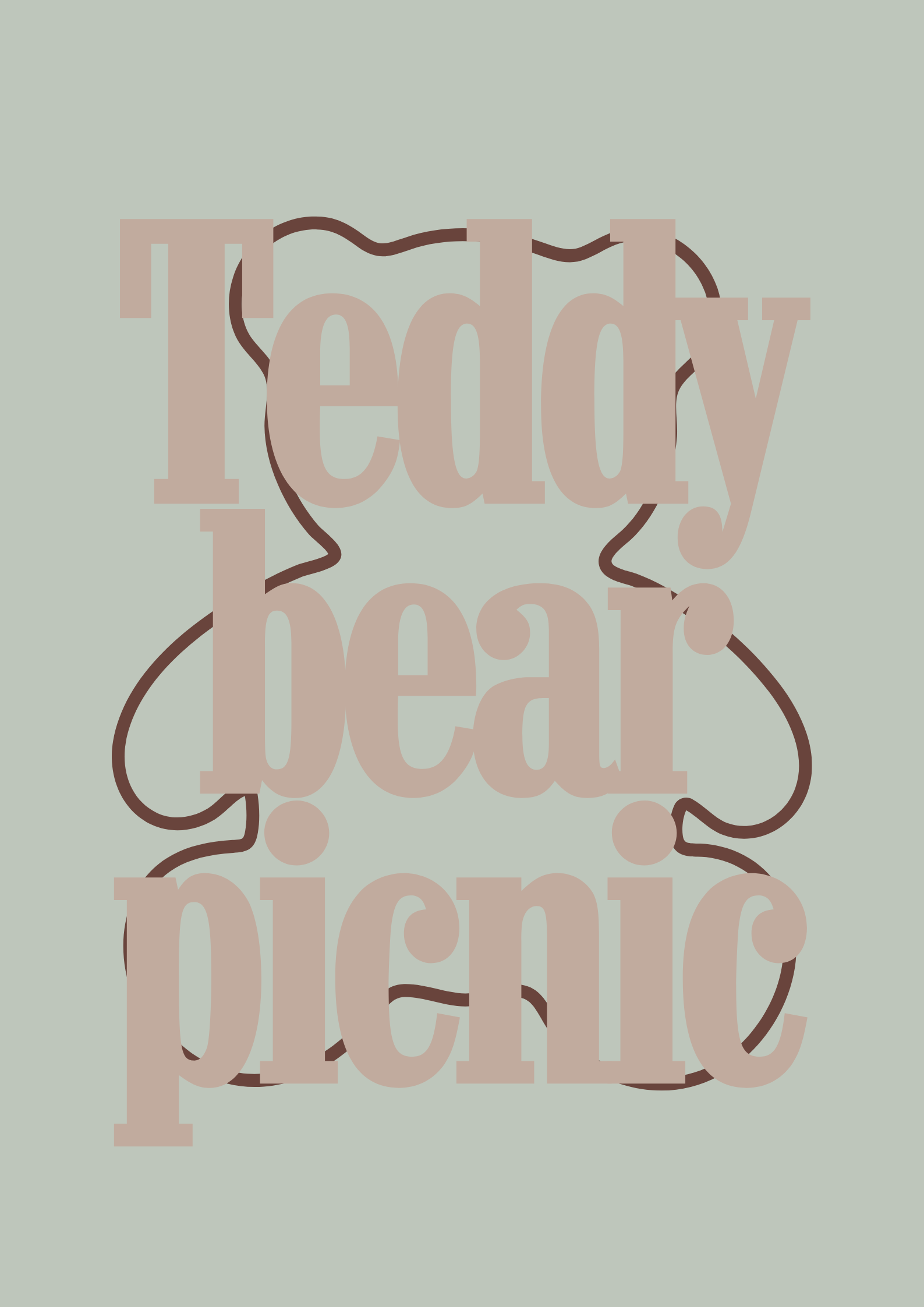 Build a TEDDY BEAR and picnic