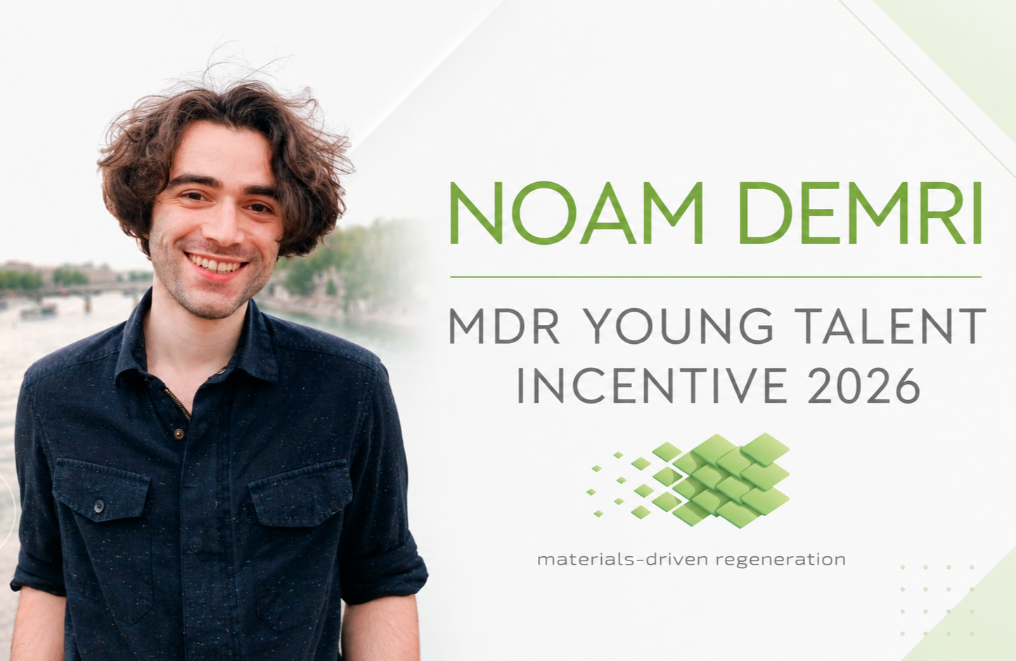 NOAM DEMRI RECEIVES MDR YOUNG TALENT INCENTIVE 2026