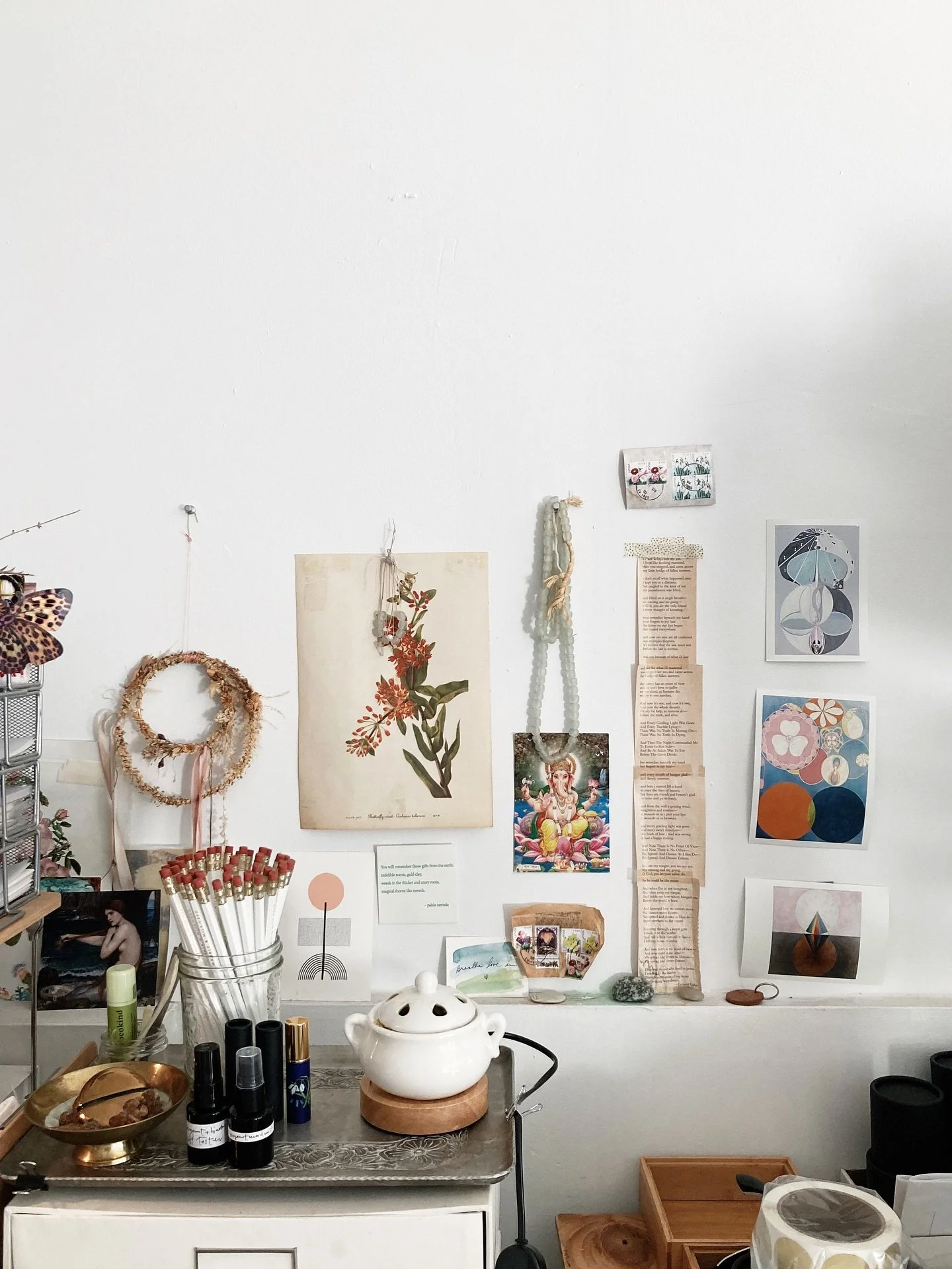 scenes from around the studio this week 🍃
