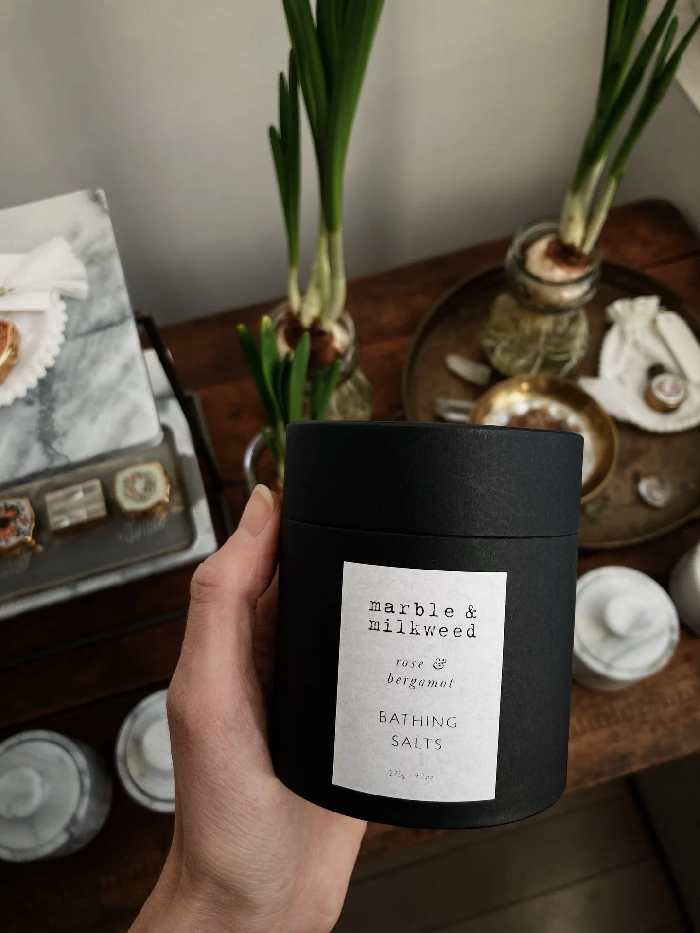 just a few more days to enjoy 15% off our subscriber exclusive monthly special for january 💌 check your inbox for the code!

it is quite literally 45 degrees in the studio today, so I will absolutely be adding a spoonful of these to my bath later 🛁