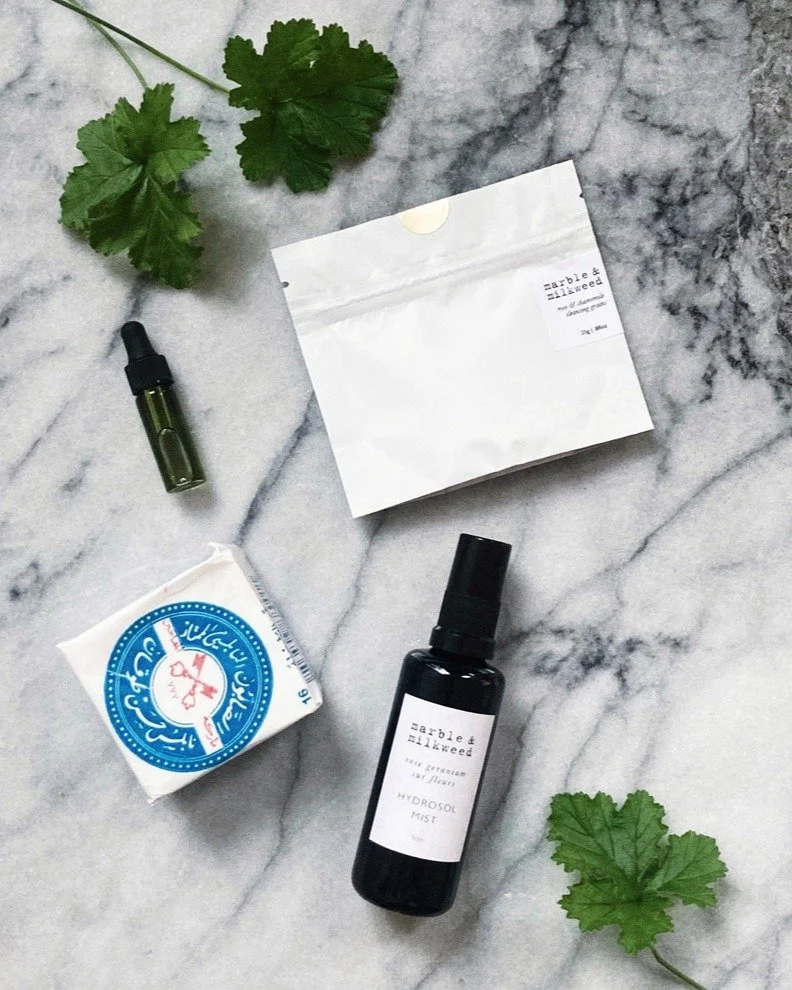 🌿 a spring botanical skincare set 🌿

A very special seasonal offering to introduce you to some of my favorite botanical skincare for the warmer days ahead. You&rsquo;ll receive a 3.7ml luxe dropper bottle sample of our balancing serum, a 50ml atomi