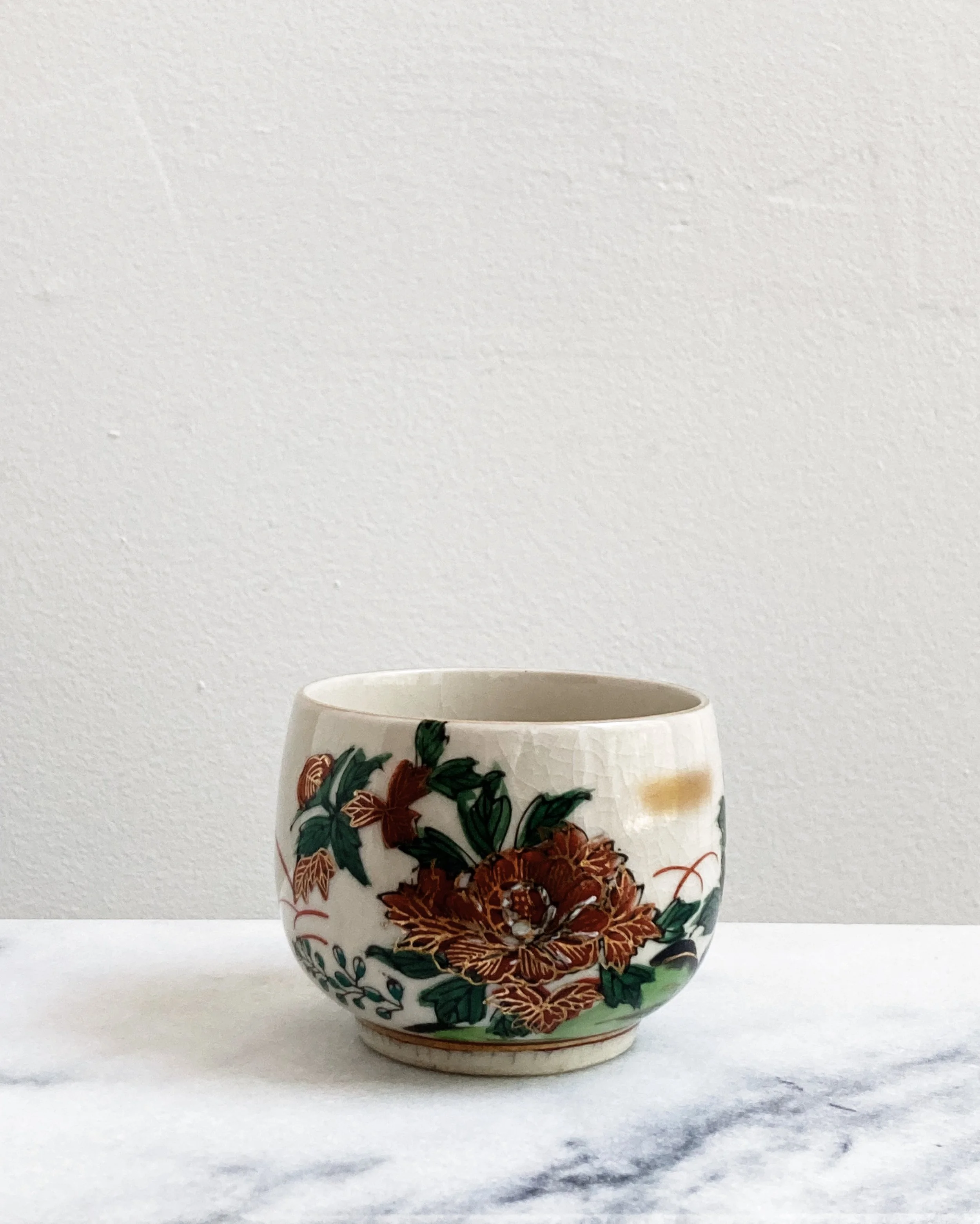 marble & milkweed | vintage ceramic peony teacups 5.JPG