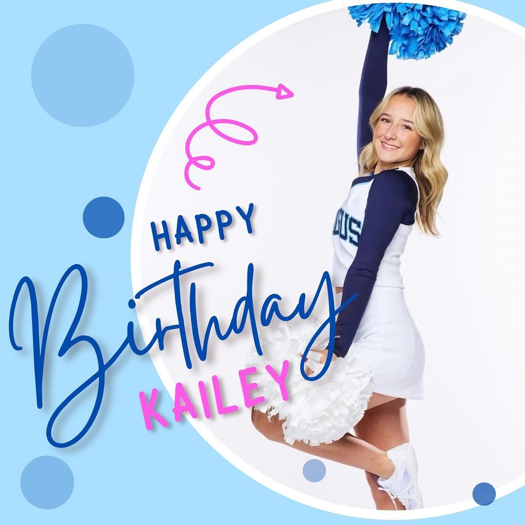 Happy Birthday Kailey! Wishing you an extra special day filled with all of your things! Happy Happy Birthday!🎈🎊🎁🎂🎉