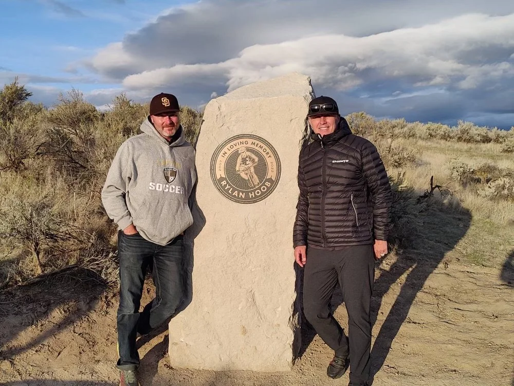 EHSMTB Head Coach and childhood friend Lee Scott  and myseld