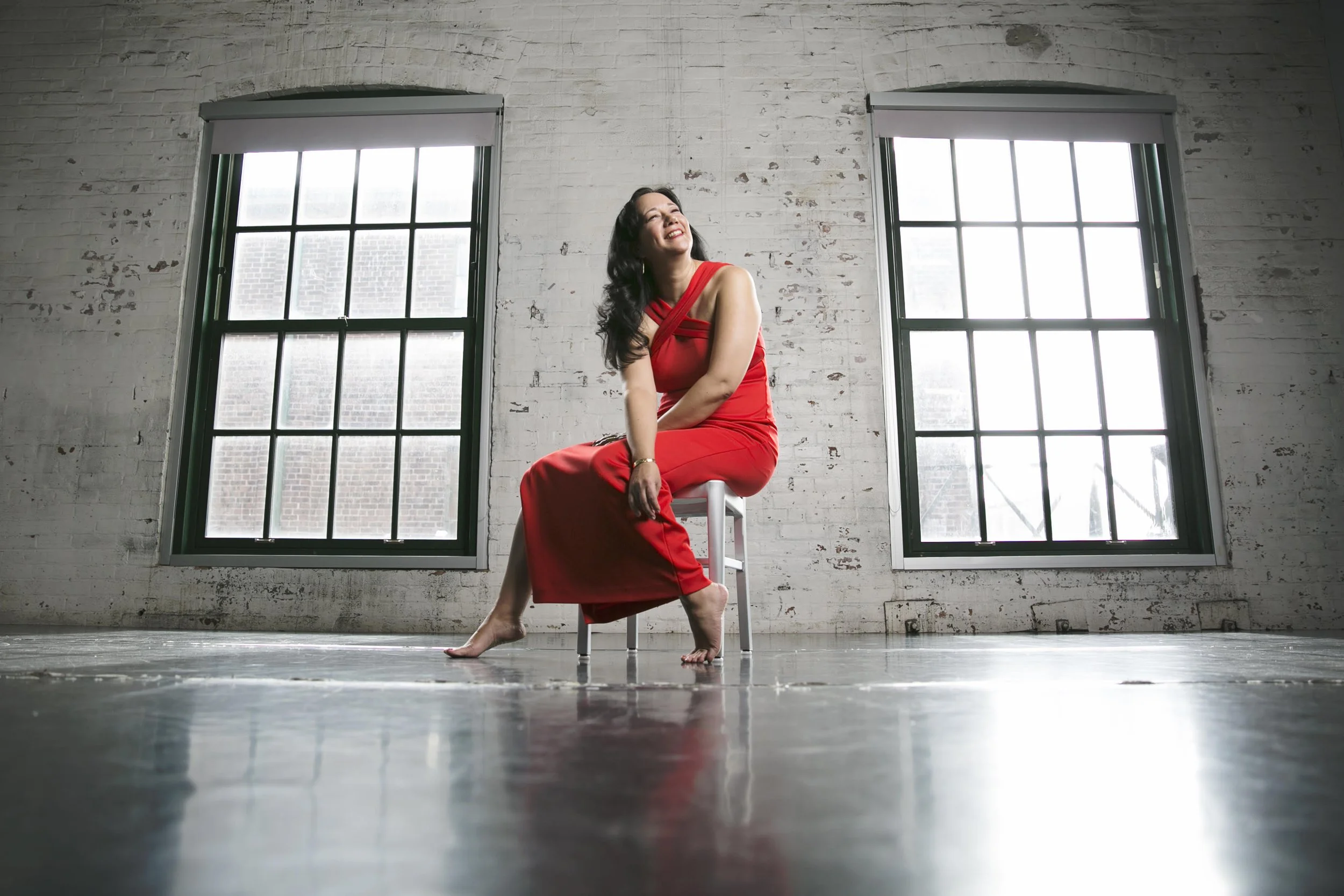 Marion Newman_Red Dress Laughing.jpeg