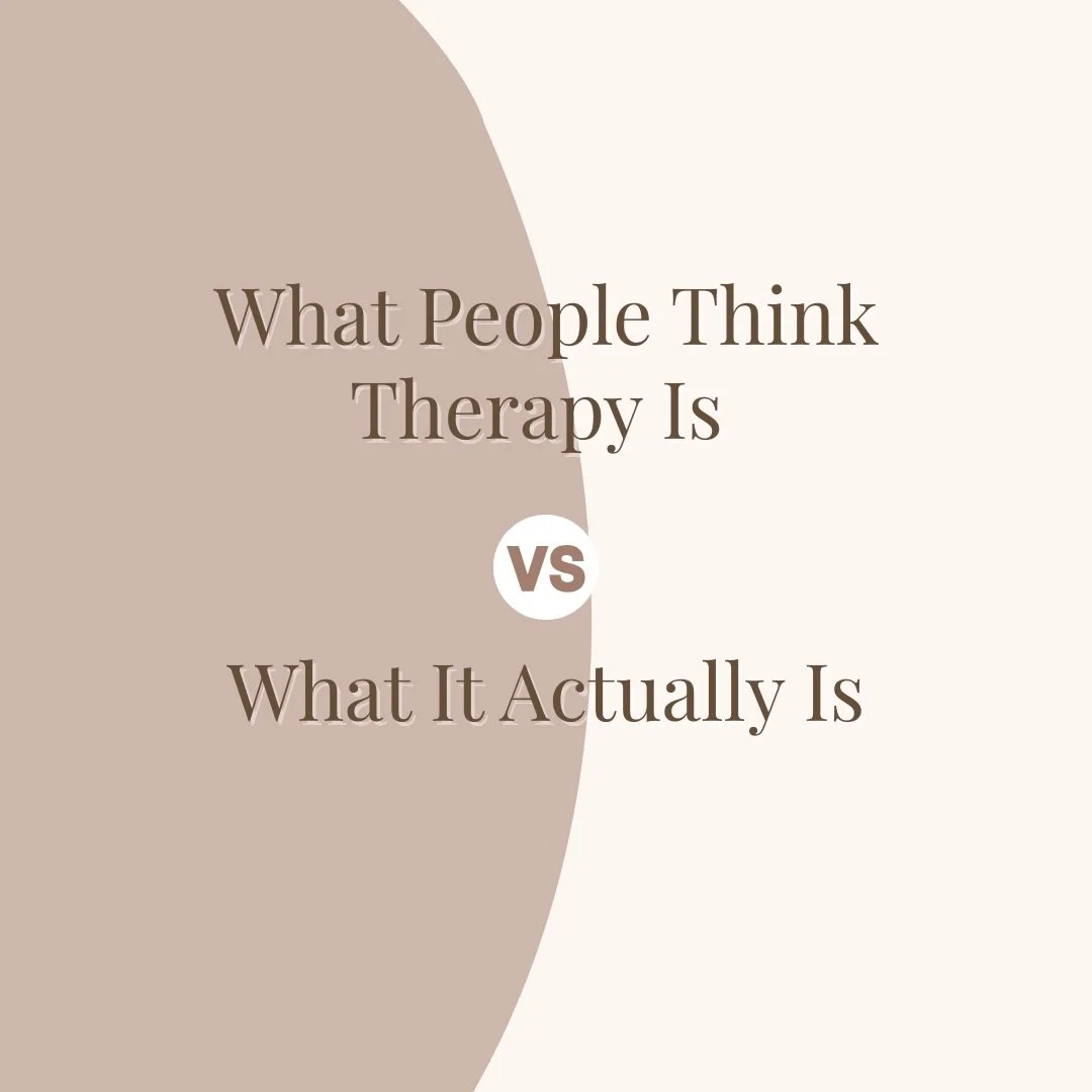 A lot of people think therapy is all big breakthroughs and &ldquo;aha&rdquo; moments&hellip; but the truth is, therapy is often quieter, slower, and more human than that. ✨

It&rsquo;s showing up exactly as you are even when you feel stuck, tired, or