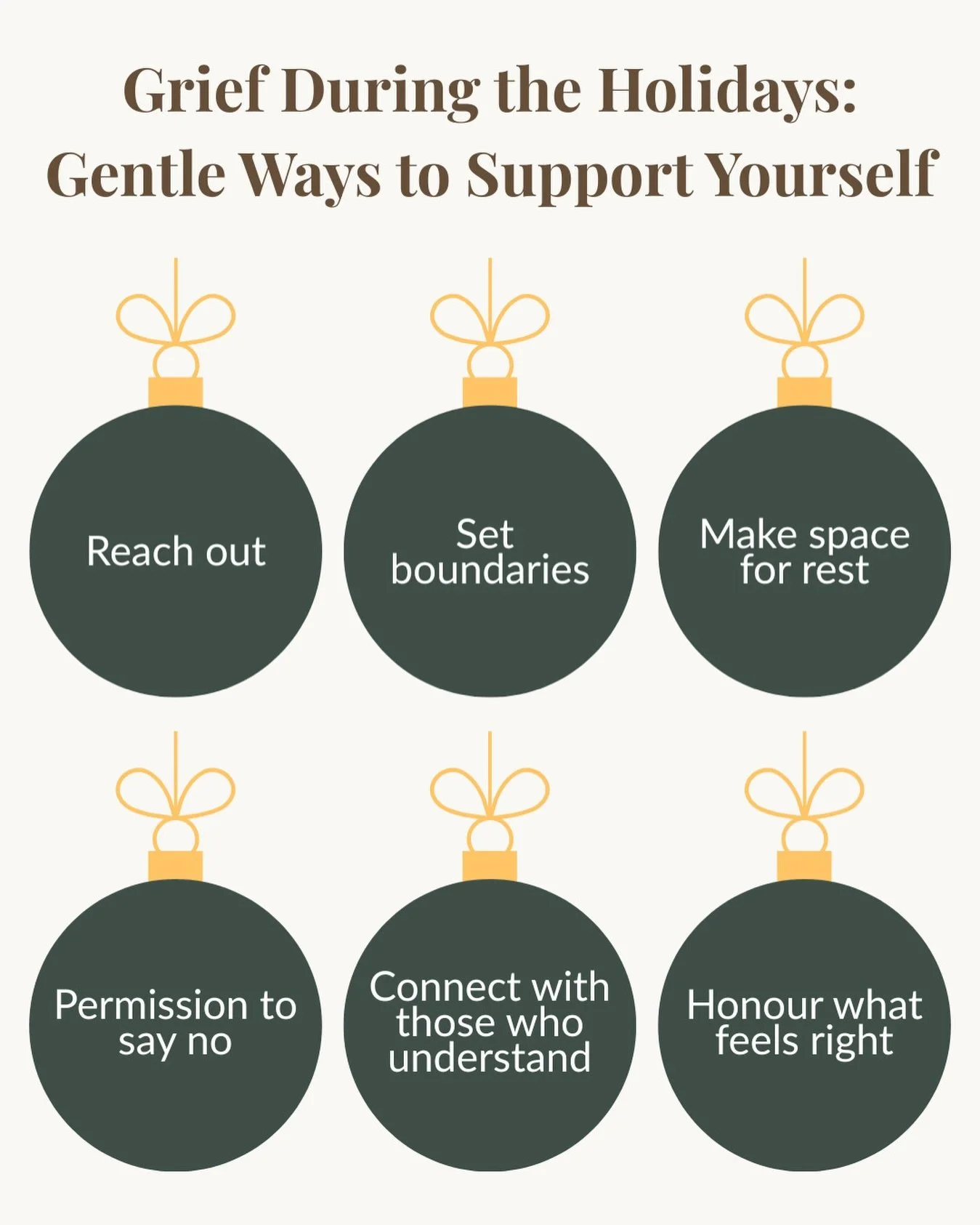 The holidays have a way of stirring up so much: especially when your heart is carrying grief.
⠀⠀⠀⠀⠀⠀⠀⠀⠀
Maybe the season looks different than it used to.
Maybe the joy around you feels sharp instead of warm.
Maybe you&rsquo;re tired of pretending you