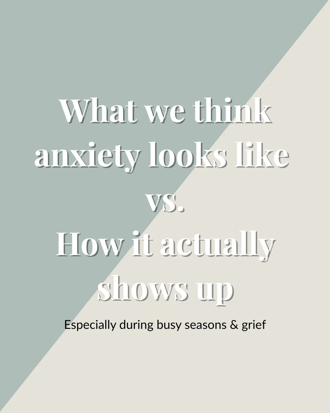 Sometimes anxiety doesn&rsquo;t look like panic&hellip; It looks like being prepared.
Like lists, planning, cleaning, managing, bracing.
⠀⠀⠀⠀⠀⠀⠀⠀⠀
Especially during the holidays or busy seasons, our nervous system often reaches for control when thing