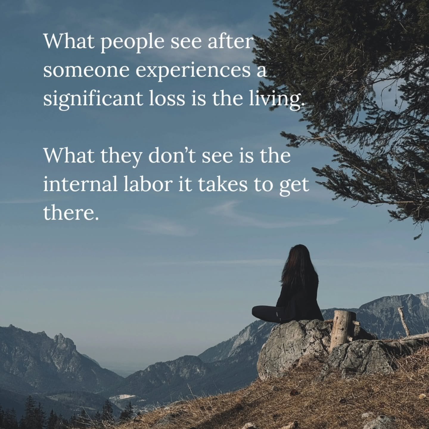 Grief is one of the most demanding things a human being can do.

And almost none of it is visible to anyone watching.

Grief has a way of disrupting everything we thought we understood - about the world, about ourselves, about what we are capable of 