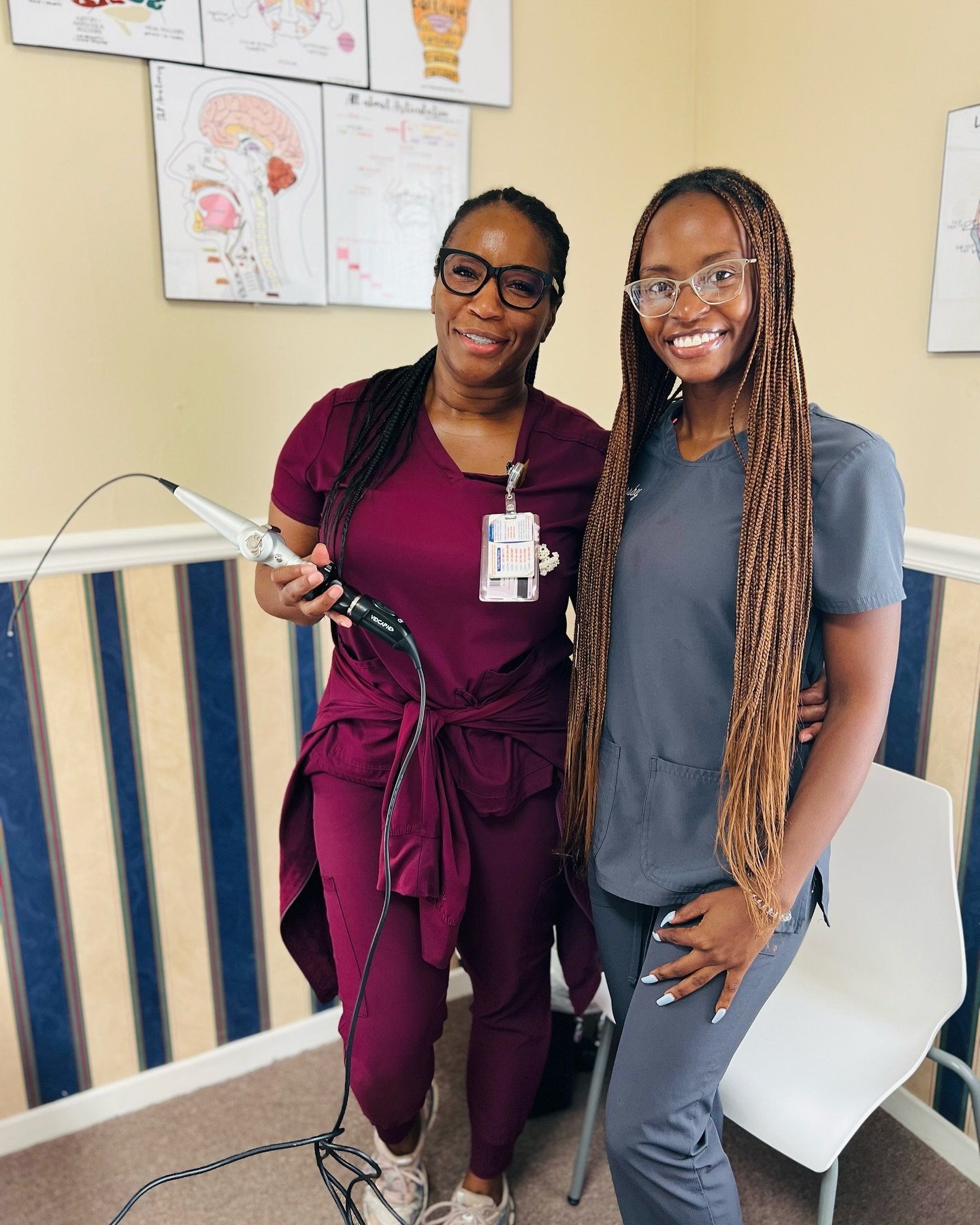 Today was a good day @truslpsolutions with the collaboration with @fss_rehabilitation , we were able to complete a FEES swallowing evaluation in the clinic today! We CAN help with swallowing difficulties and it is covered by most insurance plans. If 