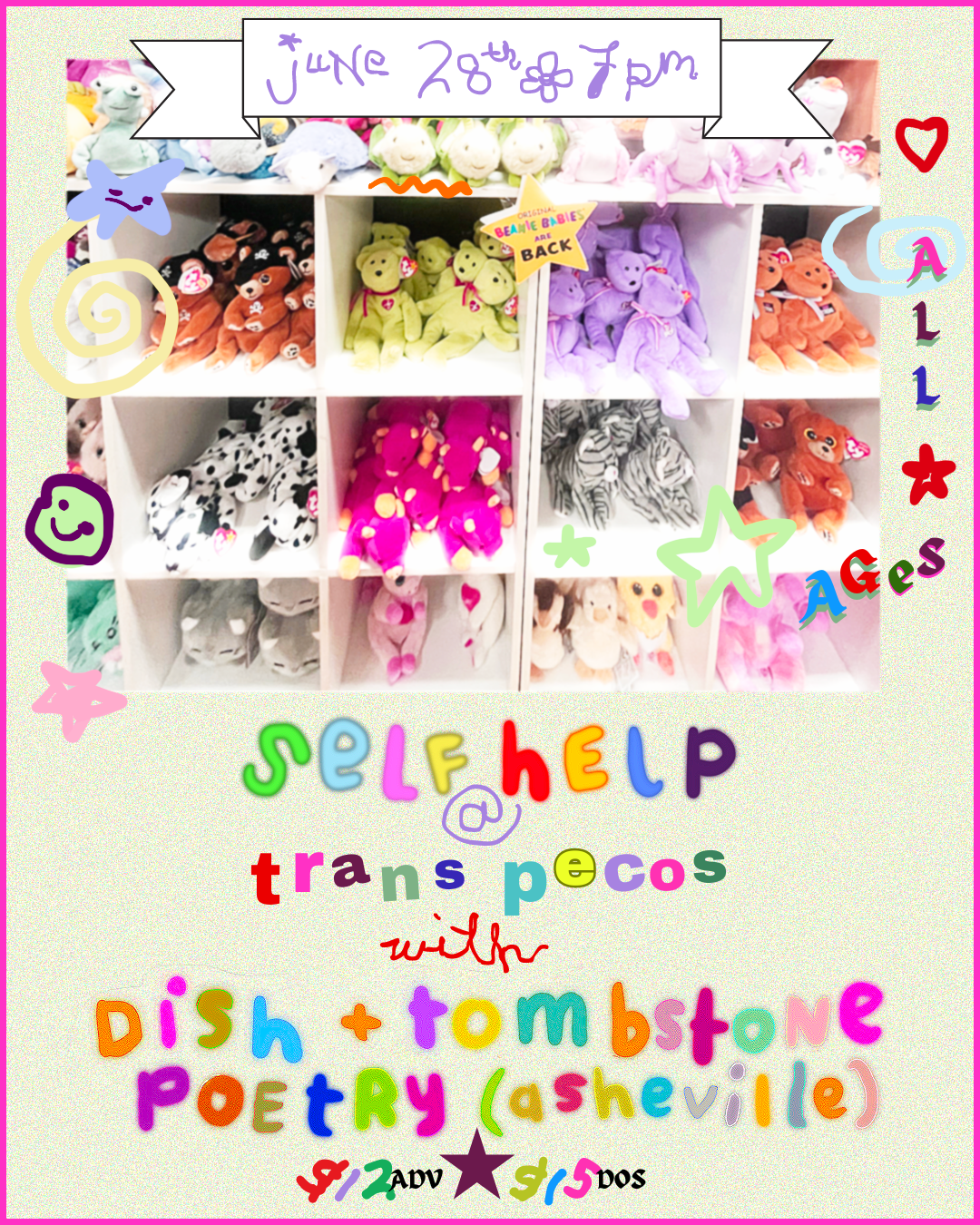 self help / dish / tombstone poetry (trans pecos, jun '24)