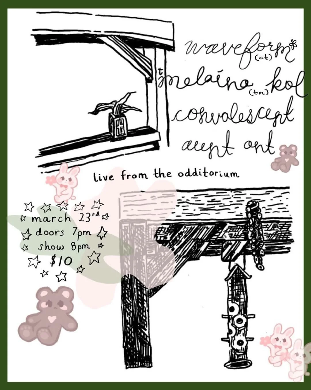 waveform* / melaina kol / convalescent / aunt ant (the odd, mar '22)