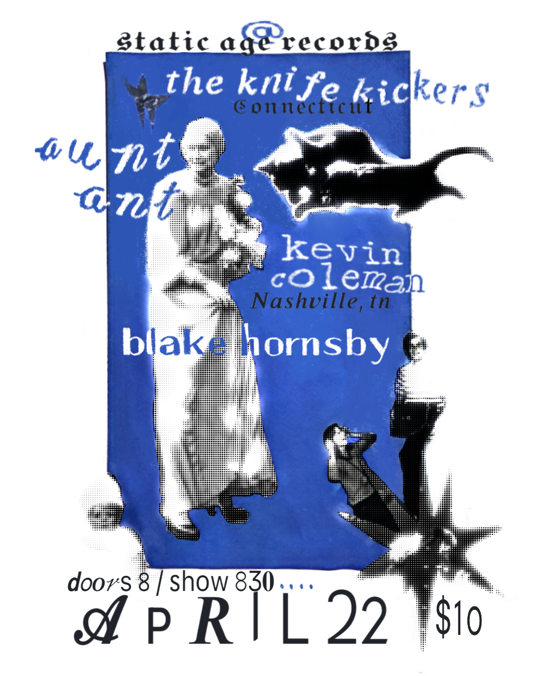 the knife kickers / aunt ant / kevin coleman / blake hornsby (static age apr '24)
