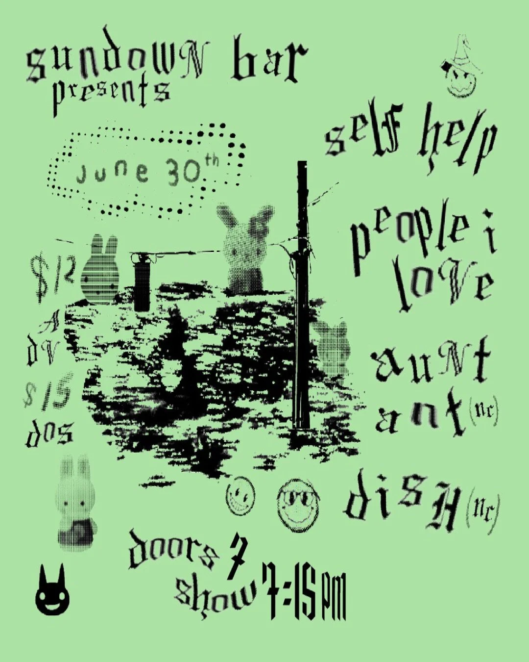 people i love / self help / aunt ant / dish (cassette-fka sundown bar, jun '23)