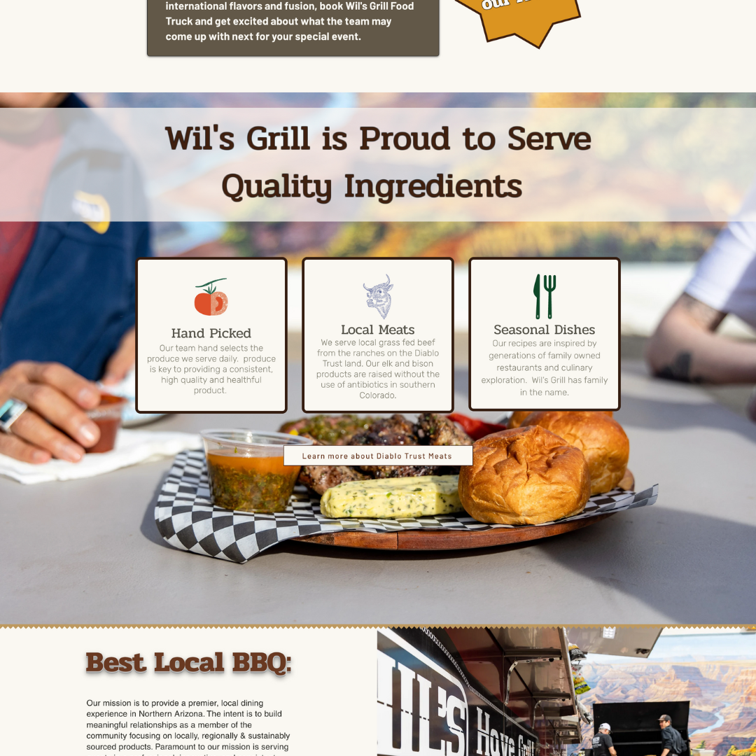 Wil's Grill food Truck Website Design by Downstream Creatives.png