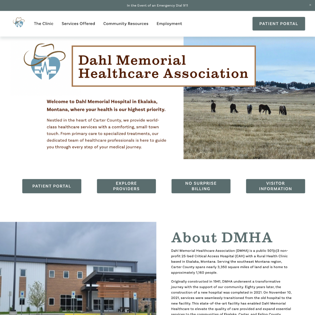 Dahl Memorial Hospital Website Design by Downstream Creatives.png
