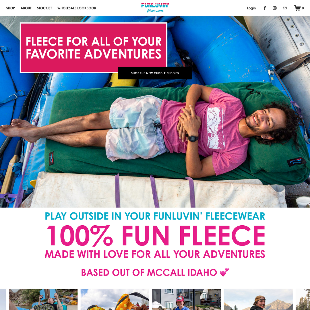 FunLuvin Fleece Wear Website Design by Downstream Creatives.png