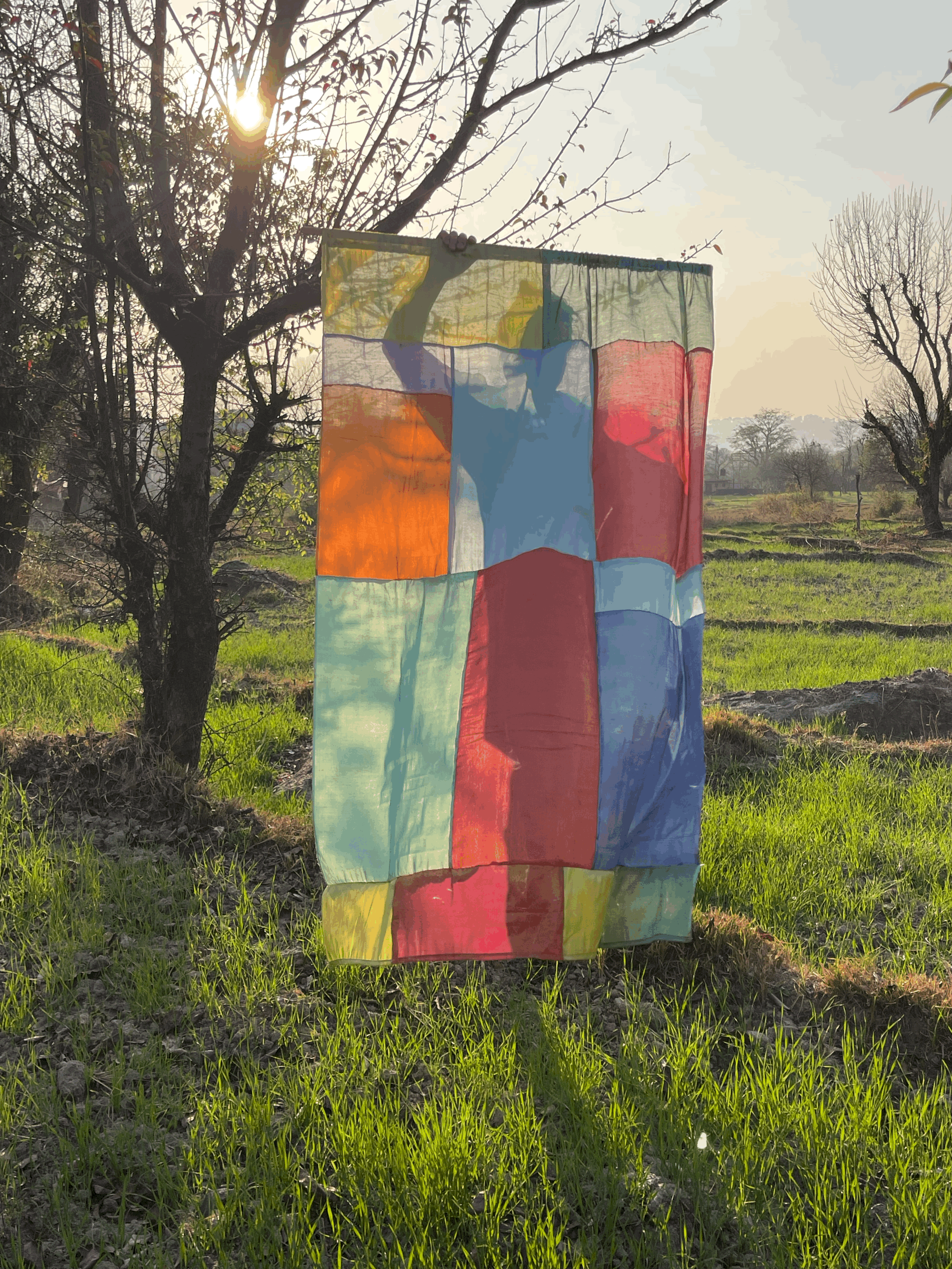 Rainbojagi Patchwork Curtain