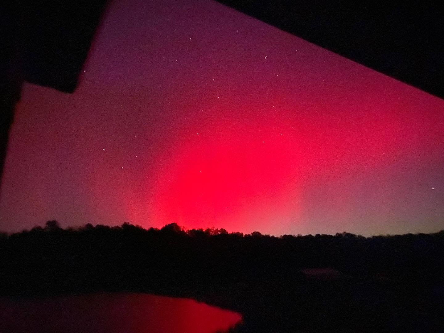 Aurora Borealis!! What a beautiful surprise to look out and see this!