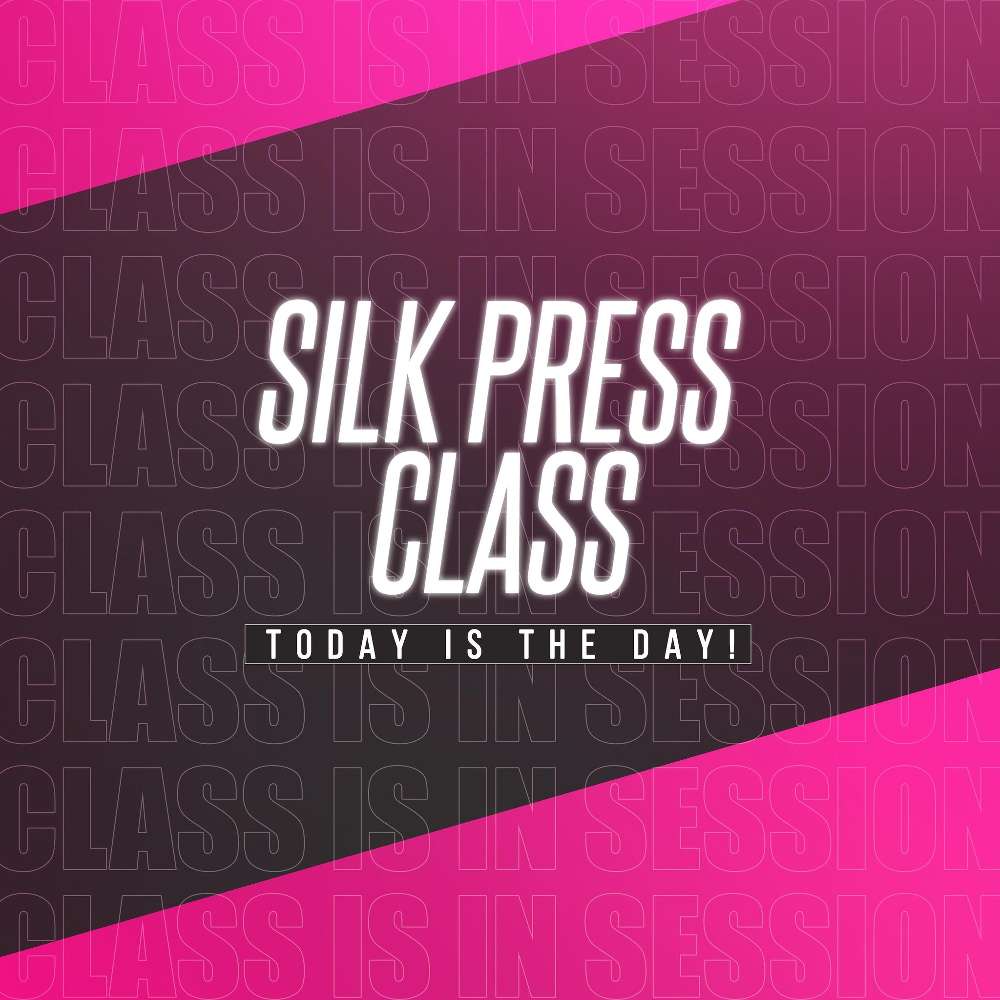 Class is in session&hellip;I am so excited for my silk press class/webinar happening tonight. Thank you to those who have registered. See you soon!
