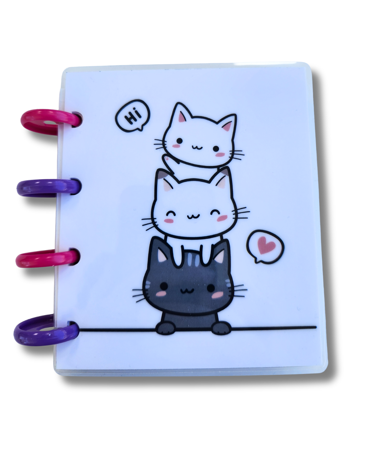 Purrfectly Stacked Mini Notebook