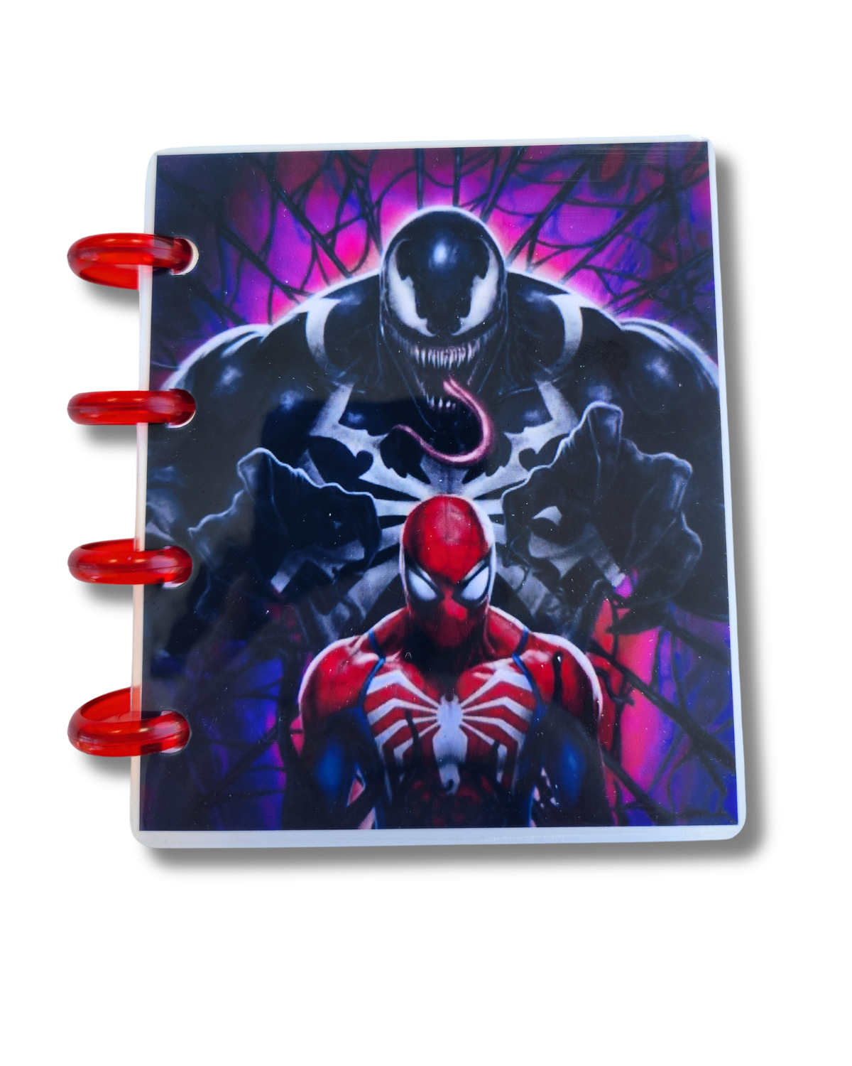 Venom and Spiderman Mini Notebook