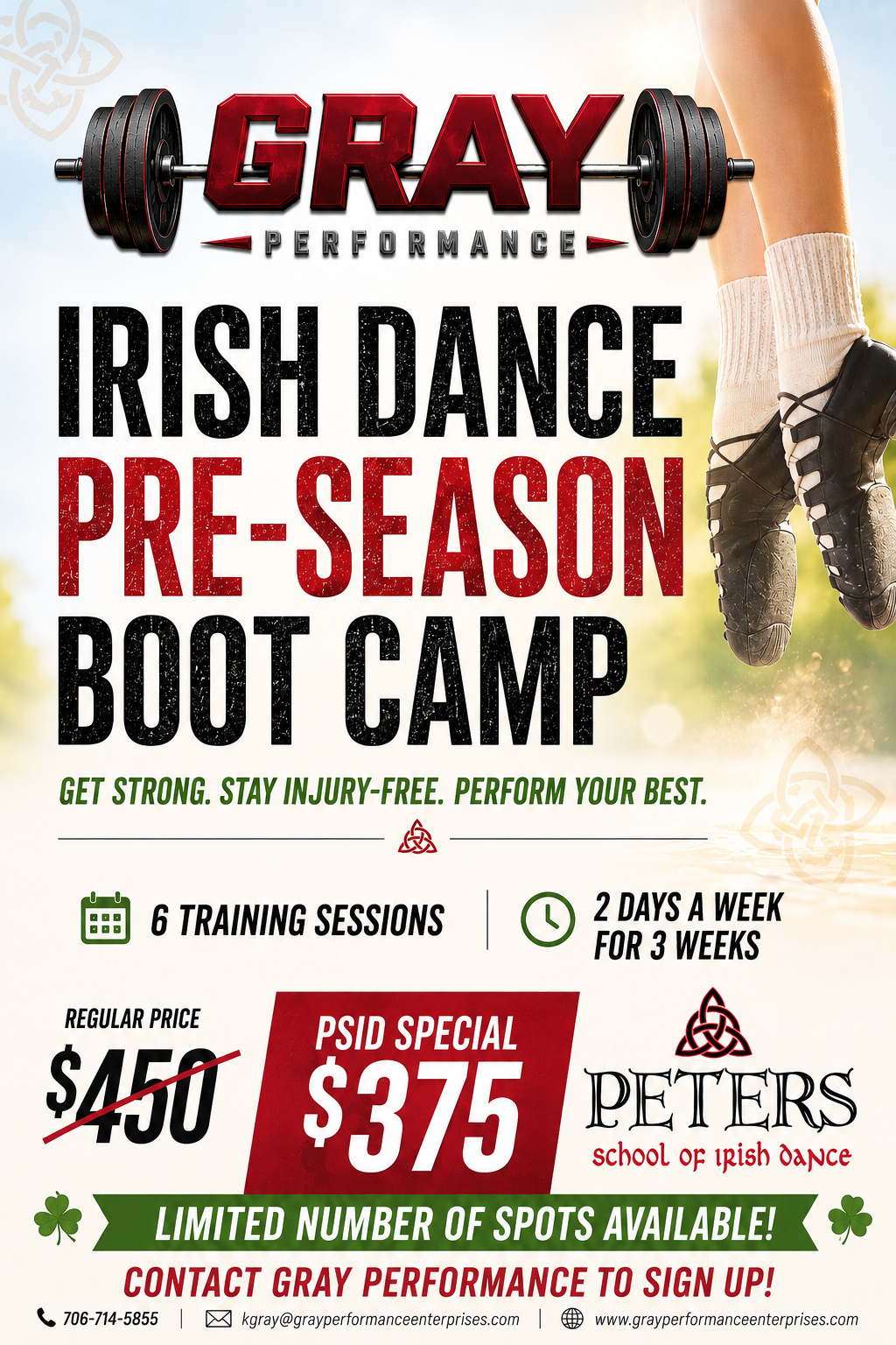 PSID Irish Dance Boot Camp