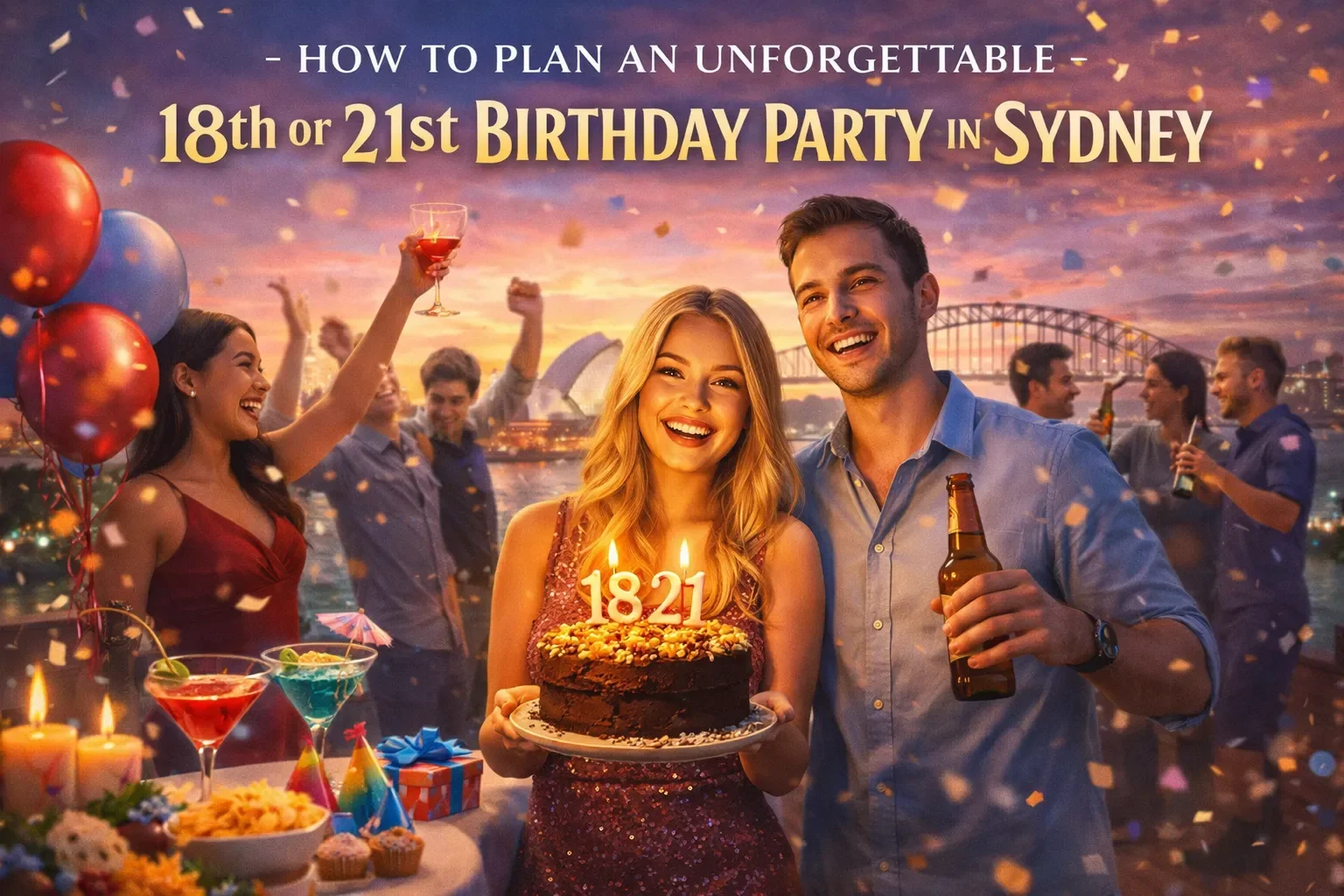 How to Plan an Unforgettable 18th or 21st Birthday Party in Sydney