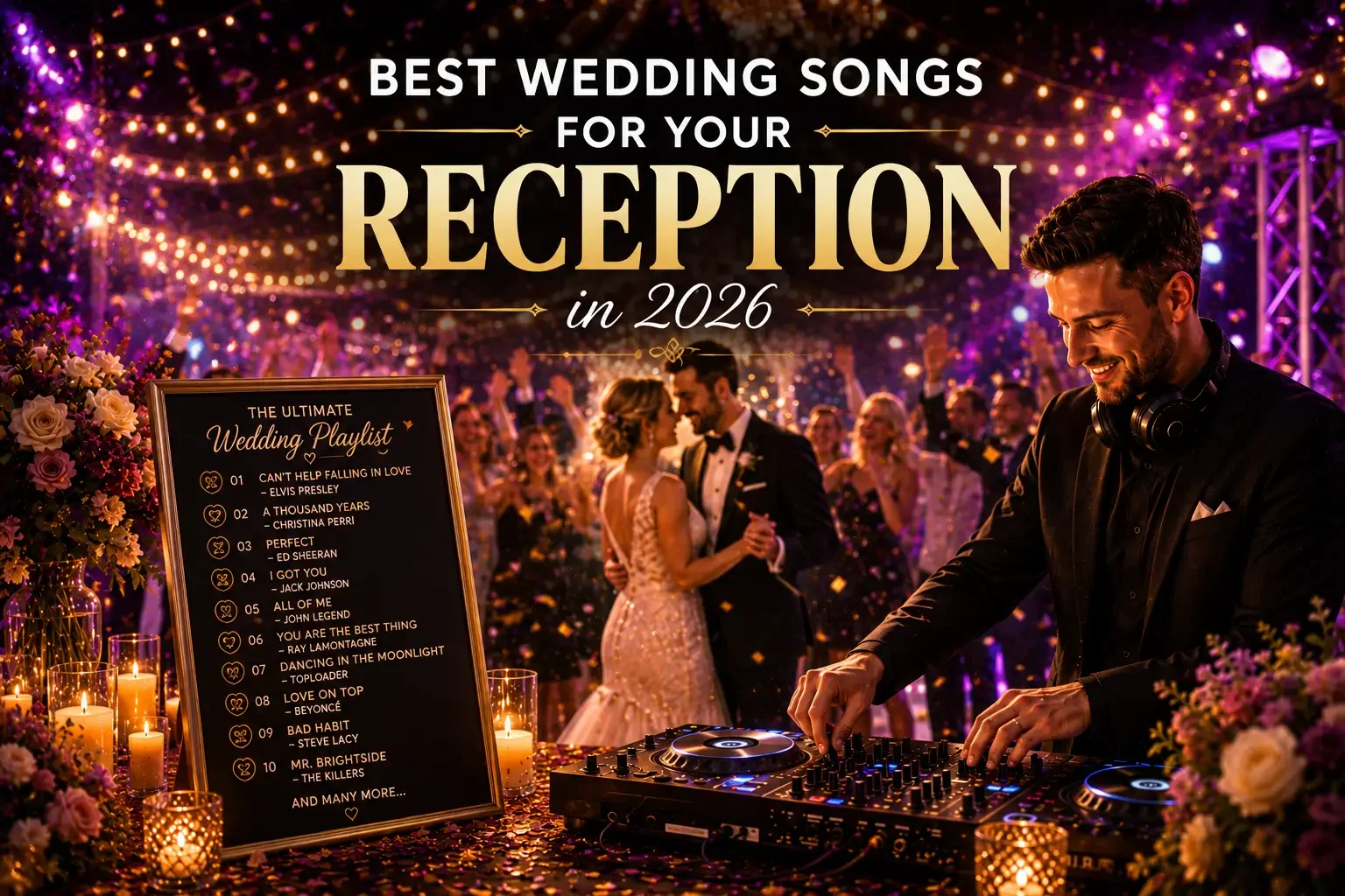 Best Wedding Songs for Your Reception in 2026