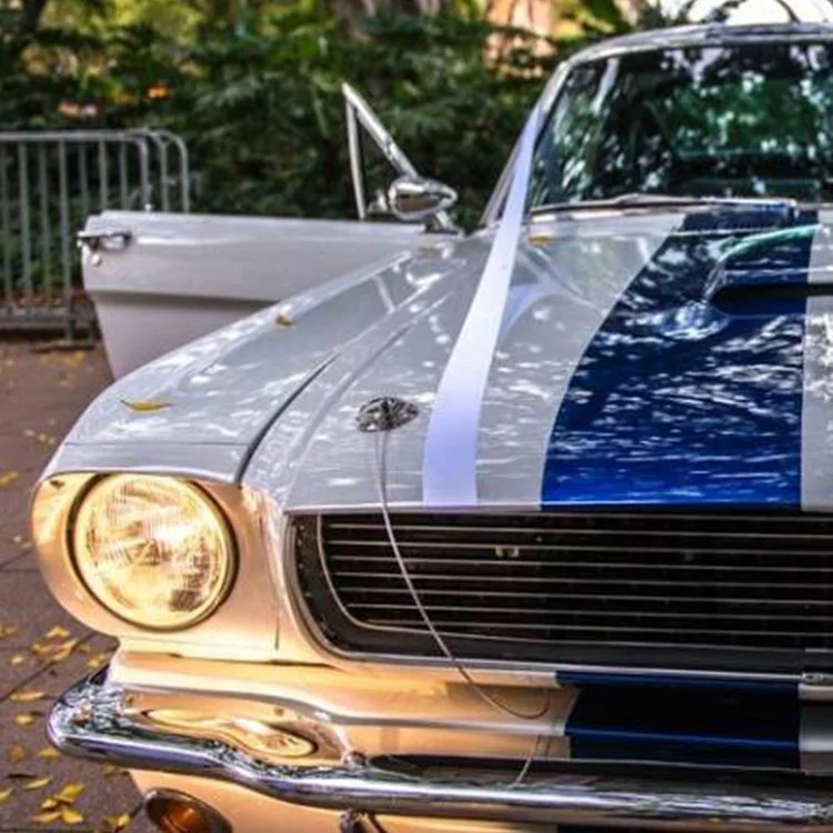 Classic Mustang wedding car ready for a Sydney ceremony