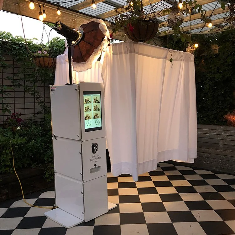 Photo booth flower wall