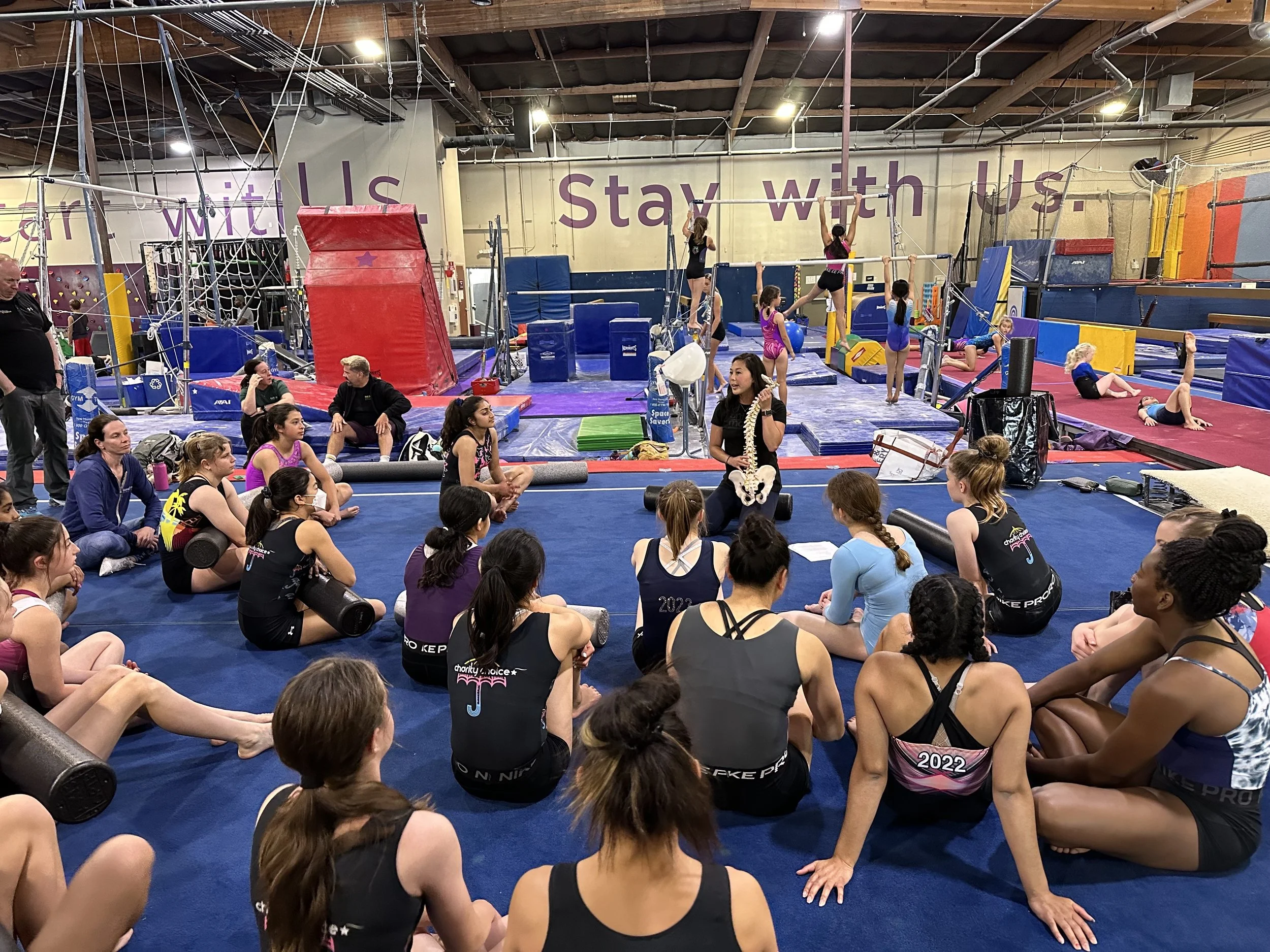  Reaching out to local gyms to educate their athletes 