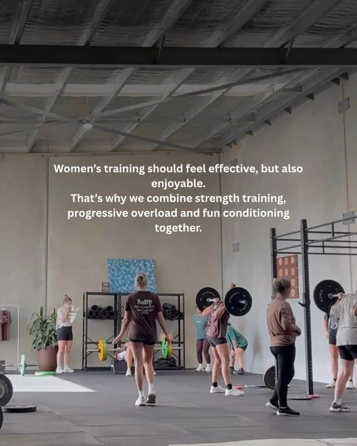 Strength training for women is about so much more than lifting weights.

Through progressive overload, conditioning and structured training blocks, we help women build strength, confidence, resilience and long-term health - while still keeping traini