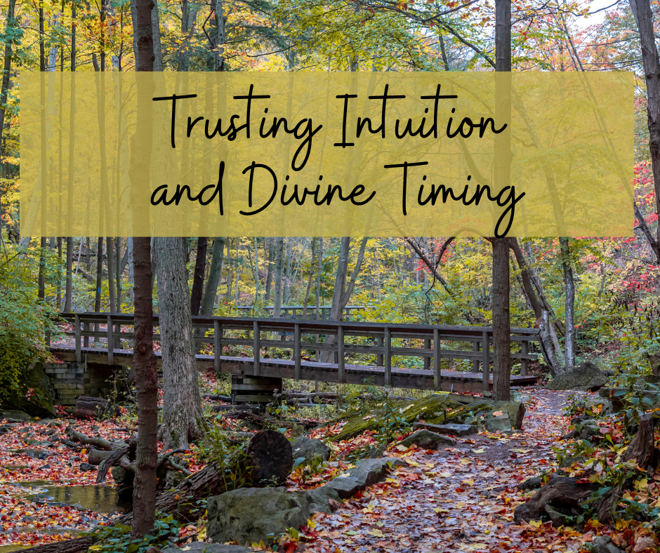 Trusting Intuition and Divine Timing