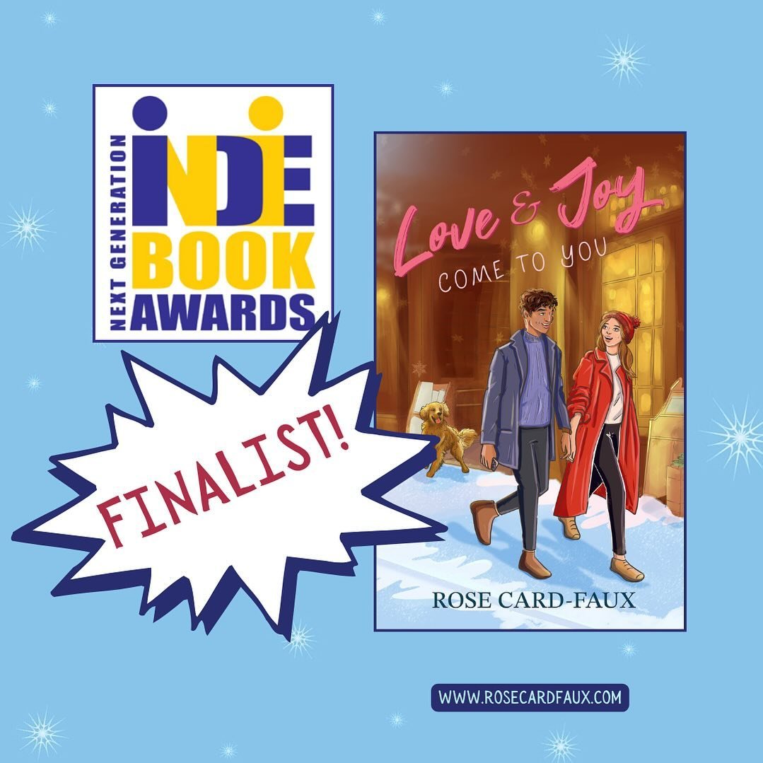 This week, I got the fun news that my book LOVE &amp; JOY COME TO YOU was named a finalist in the 2024 Next Generation Indie Book Awards in the novella category! 

I&rsquo;m glad others have enjoyed the quiet, cozy love story that is LOVE &amp; JOY.
