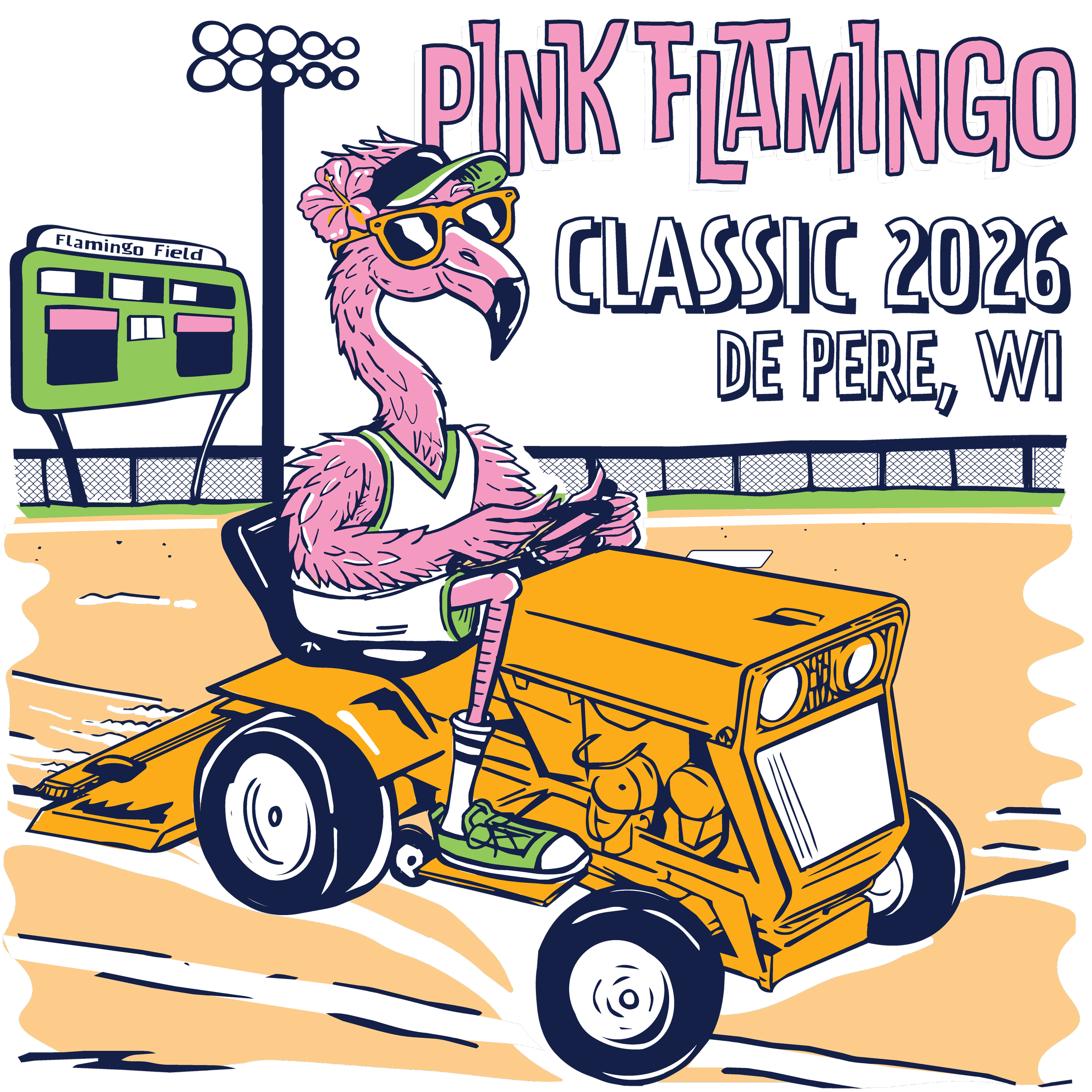Pink Flamingo Classic 2026 T-Shirt Design 