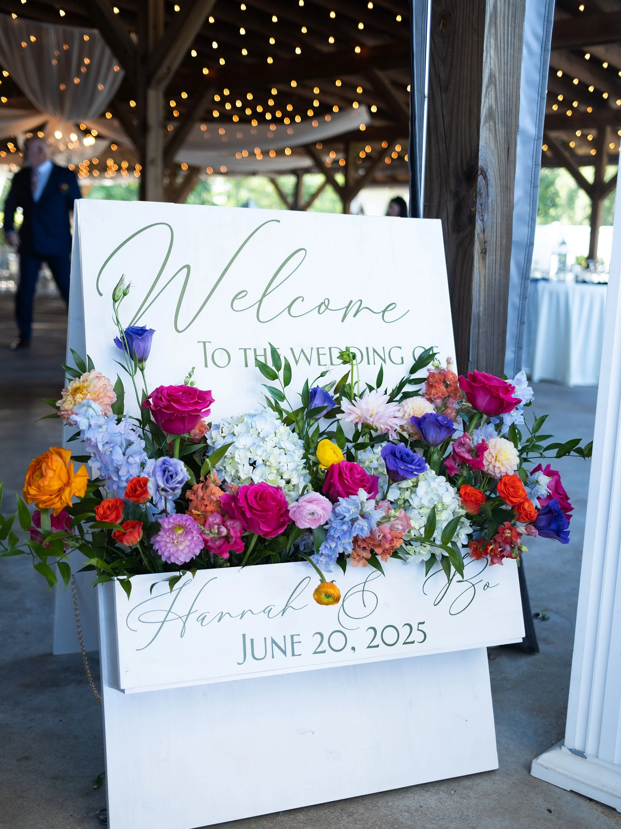 Welcome sign install. 