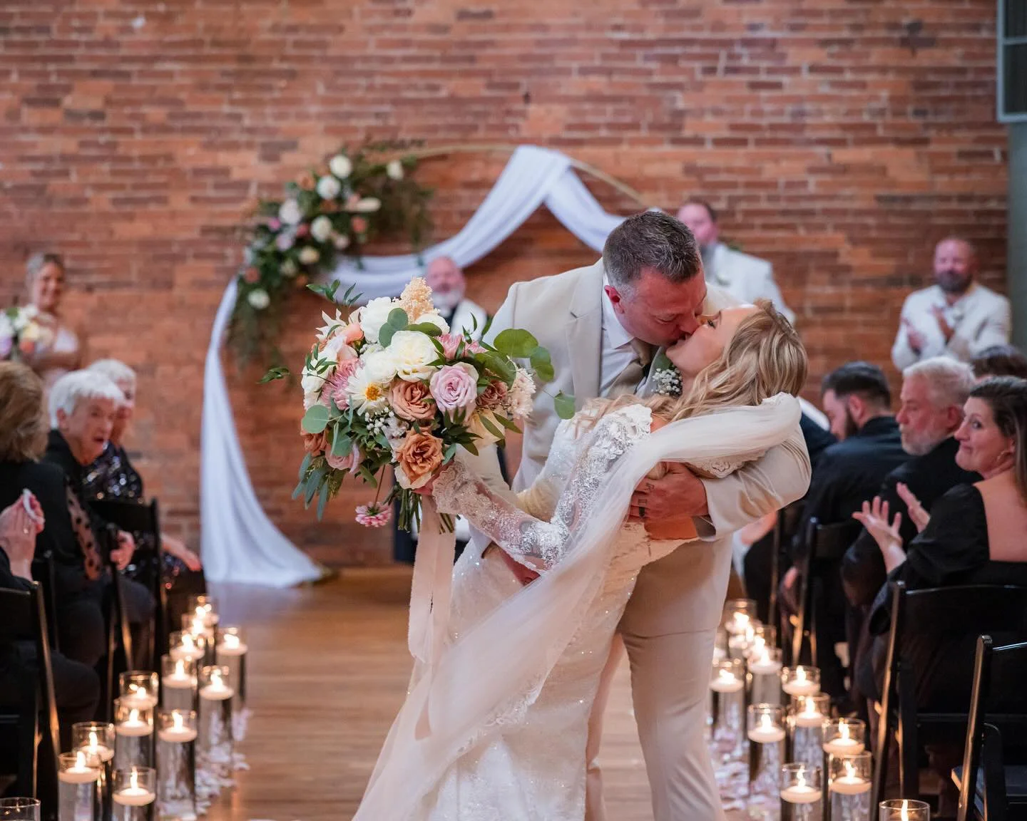 Ceremony installation at Indigo Hall.
