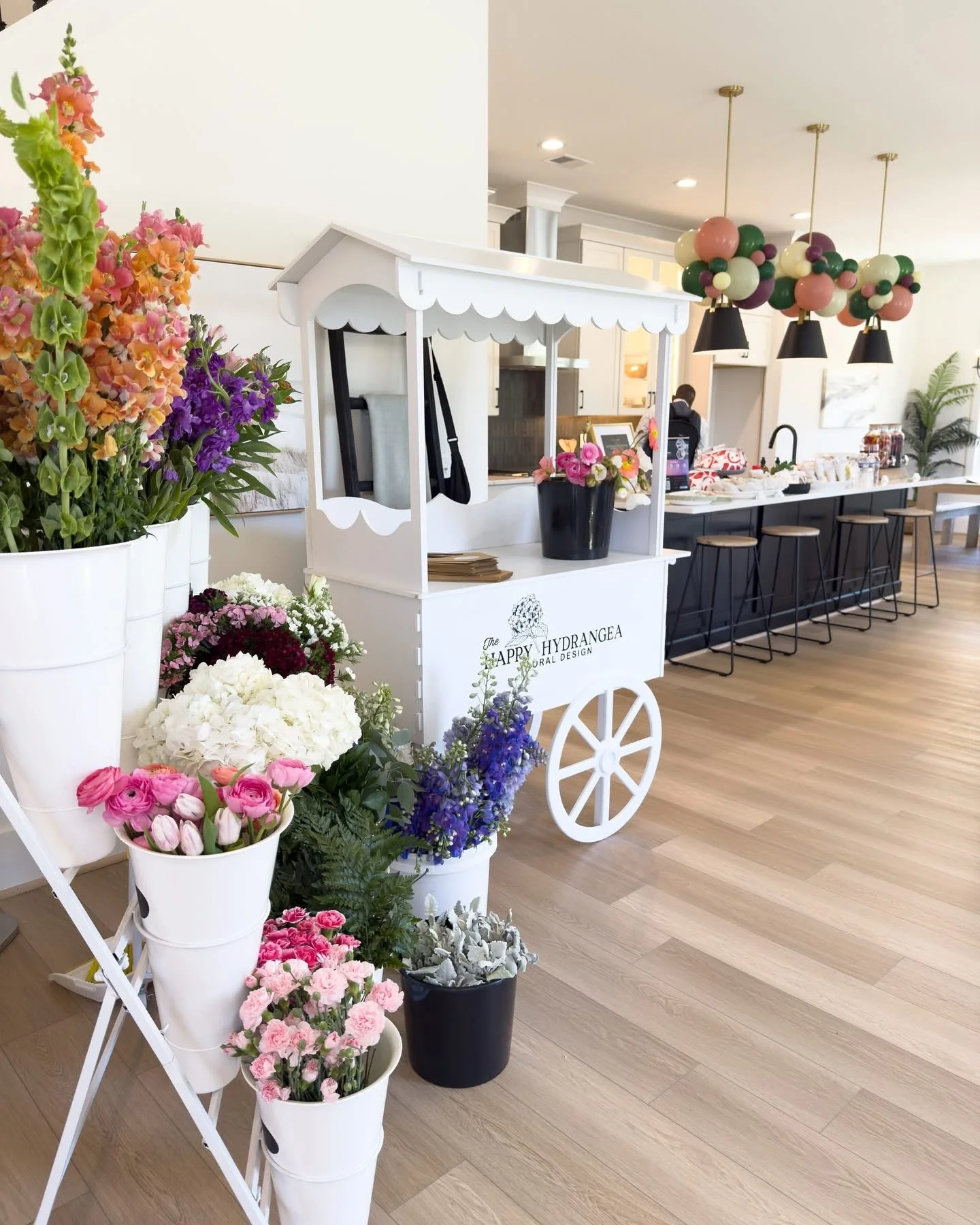 Flower Bar at an Open House
