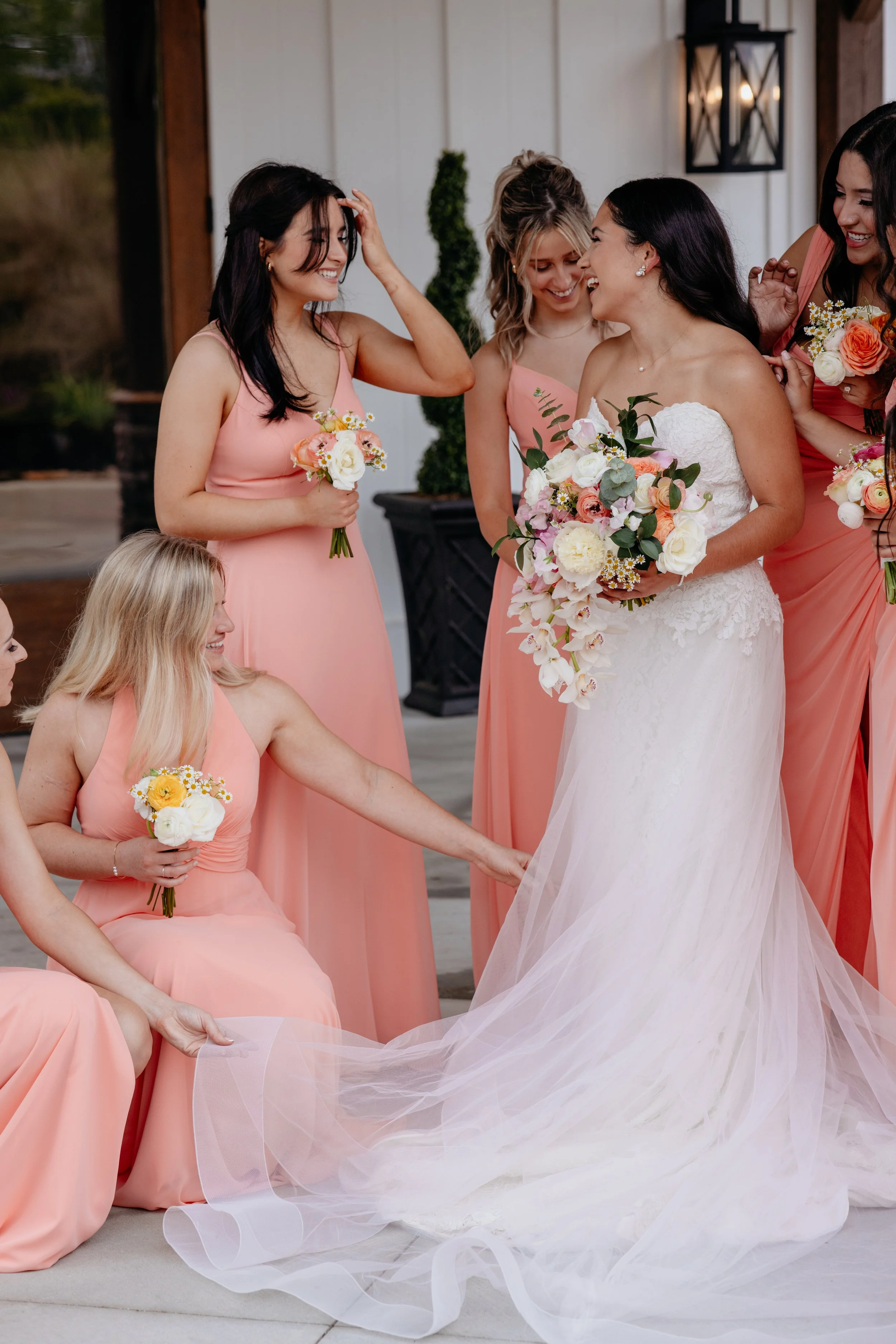 Bride + Bridesmaids at The Venue Edgewood 