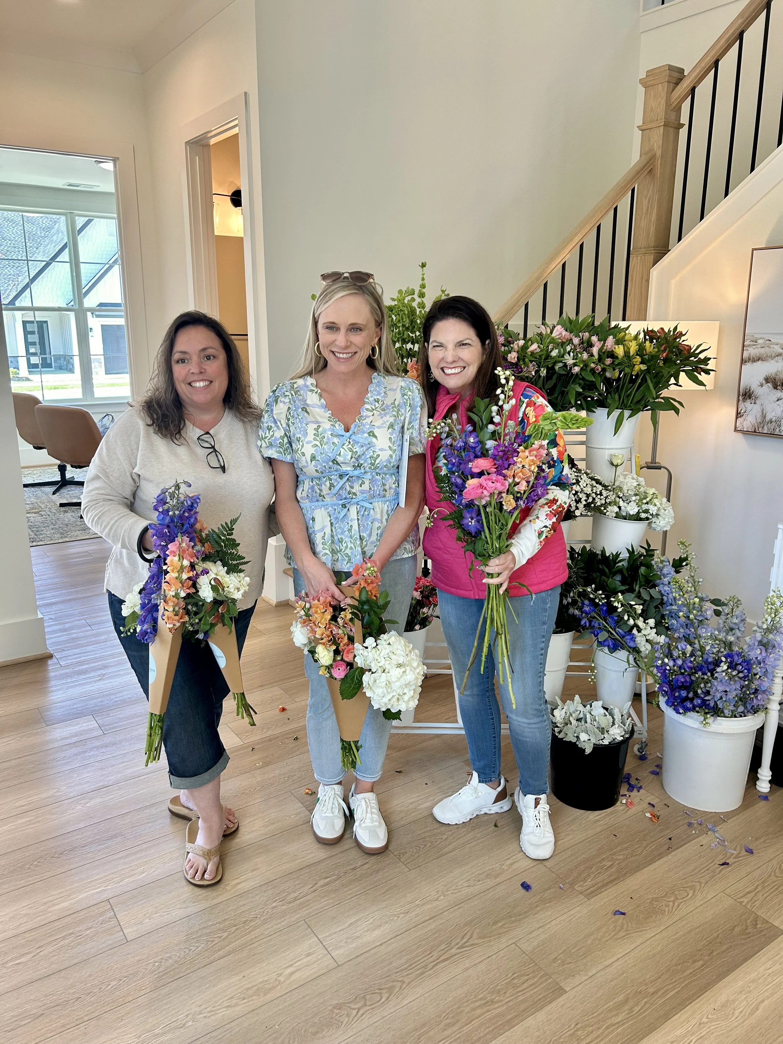 Flower Bar attendees