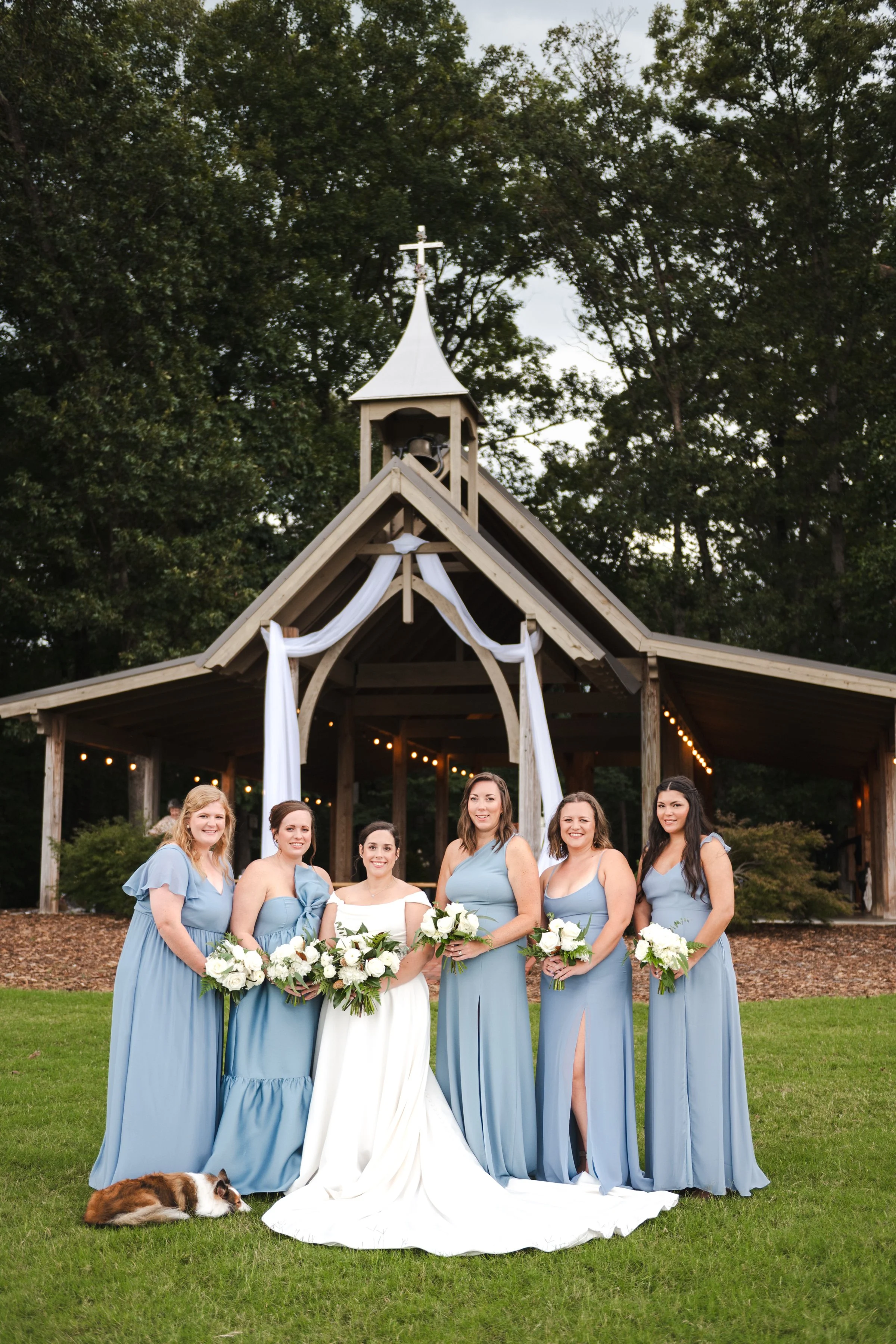 Bride + Bridesmaids Mulberry Chapel, GA