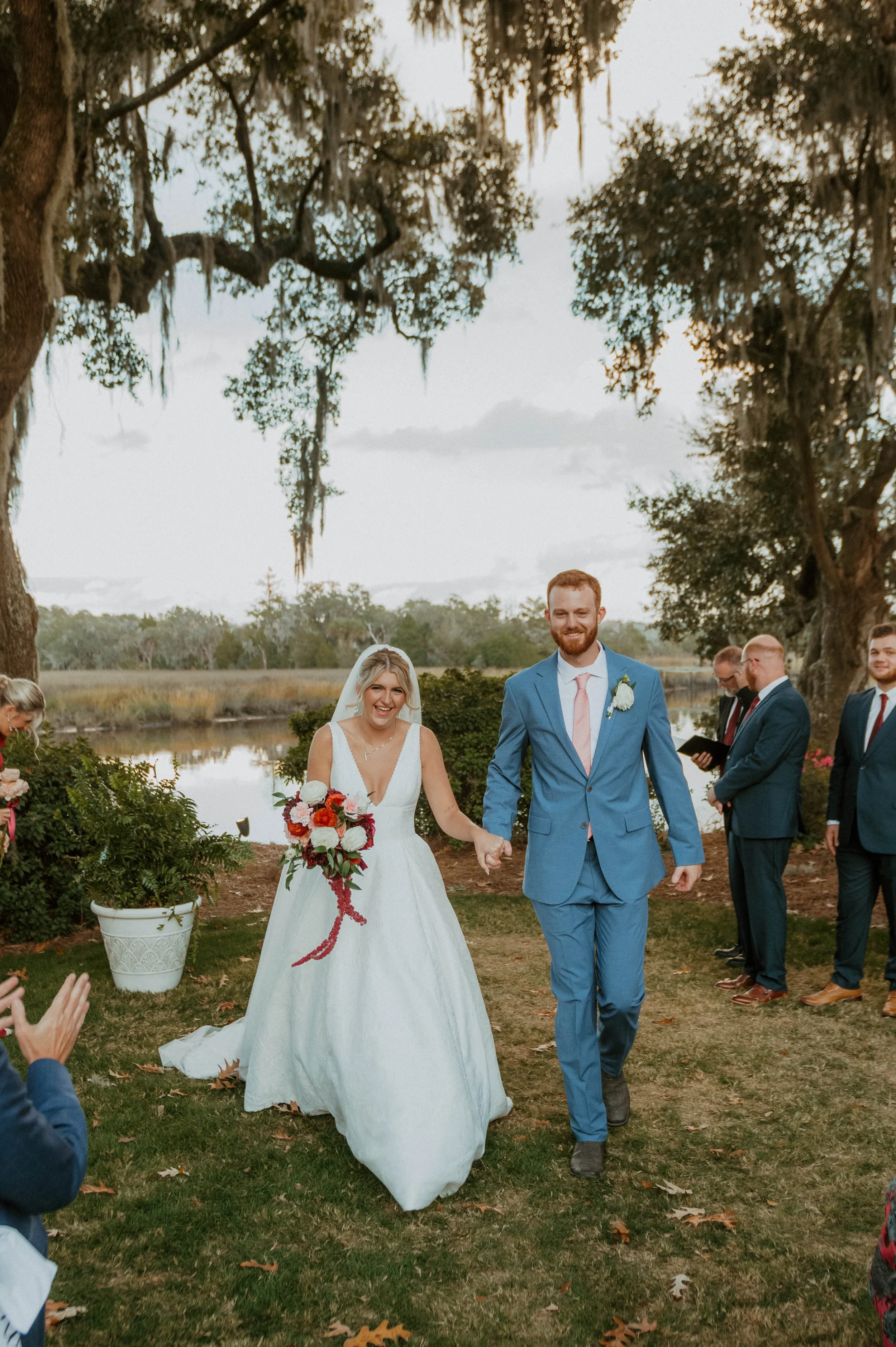 Ceremony at Magnolia Gardens in Charleston, SC