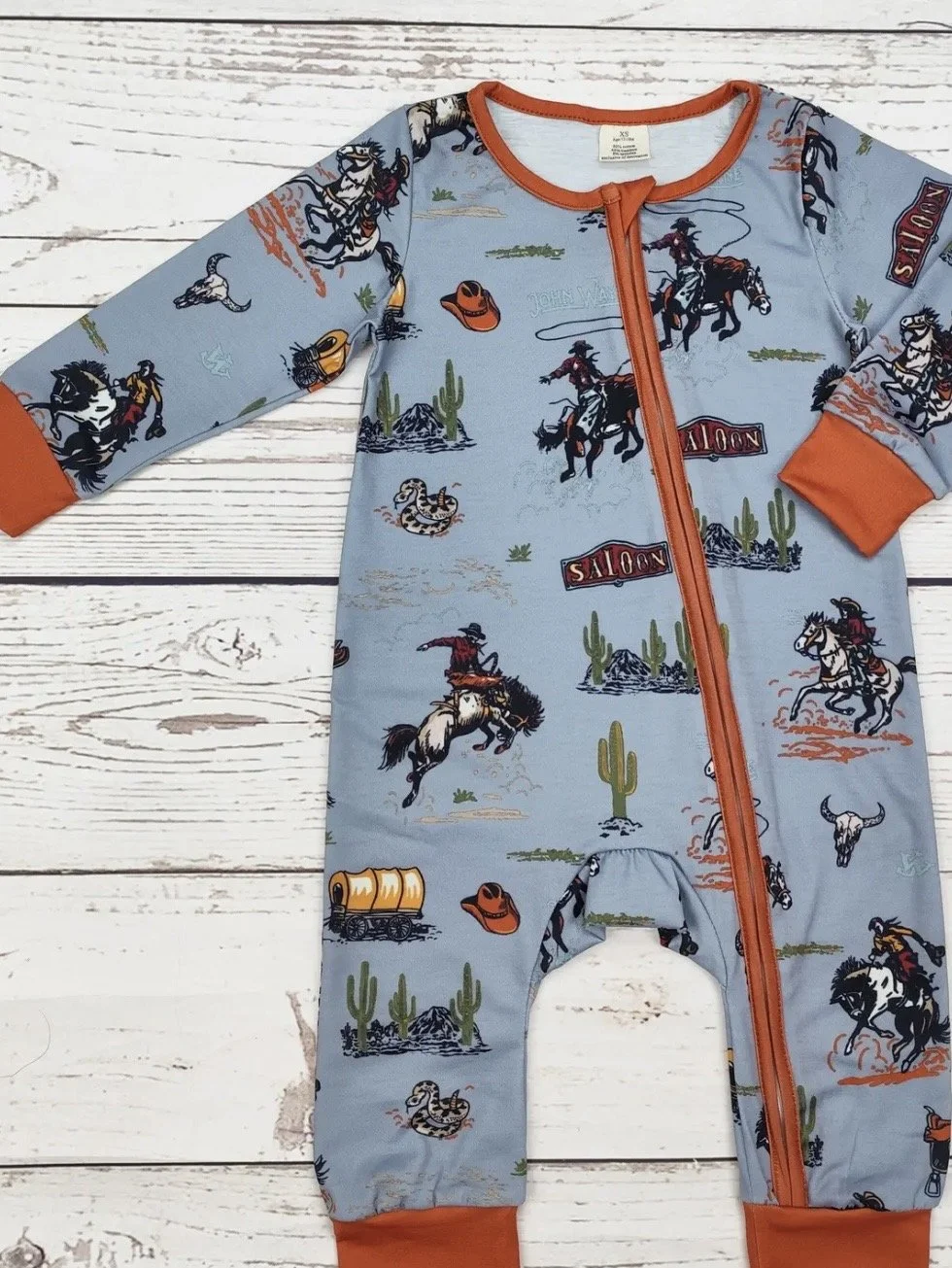 Baby Boy Western Rodeo Zippy Sleeper