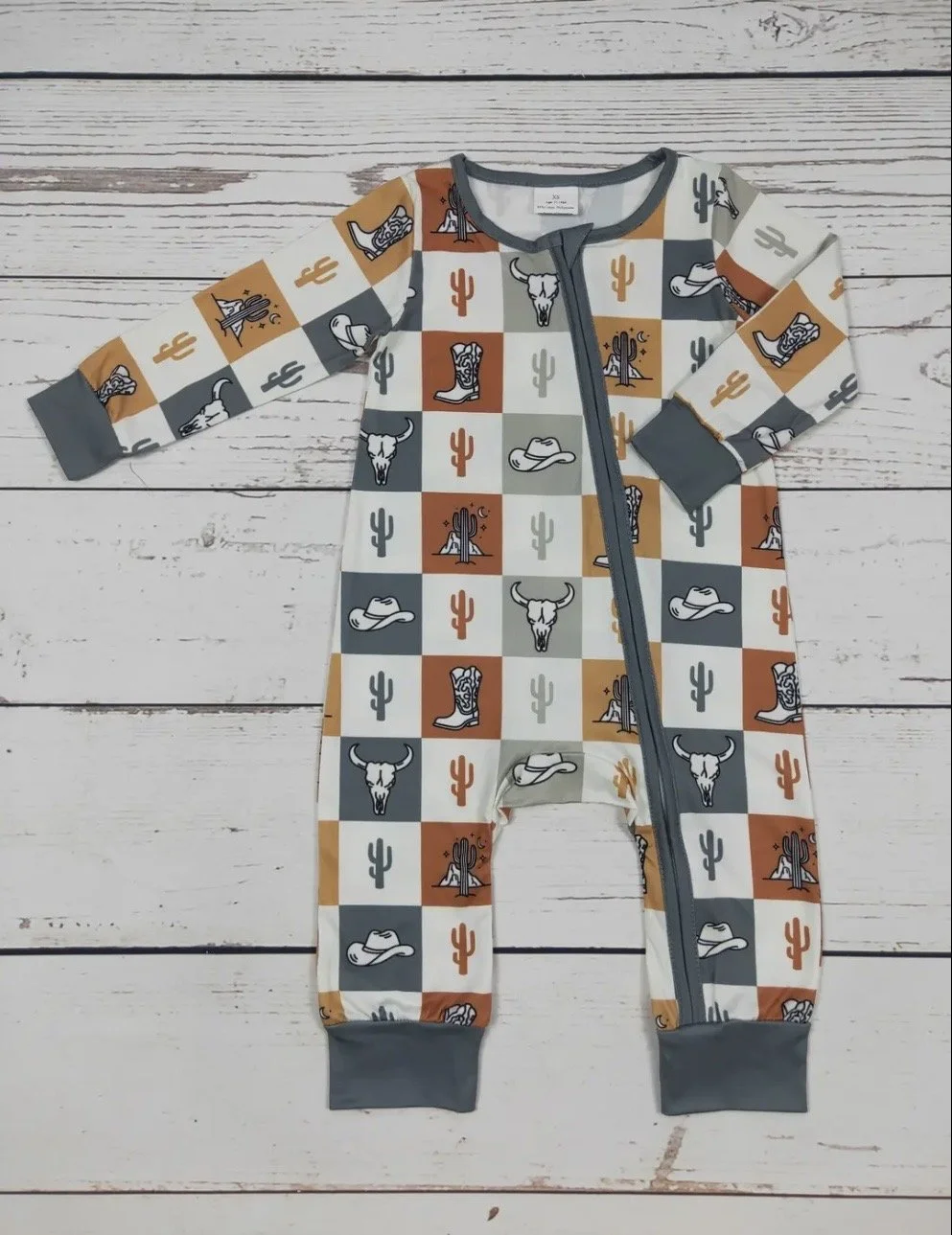 Cactus & Cow Skull Print Sleeper