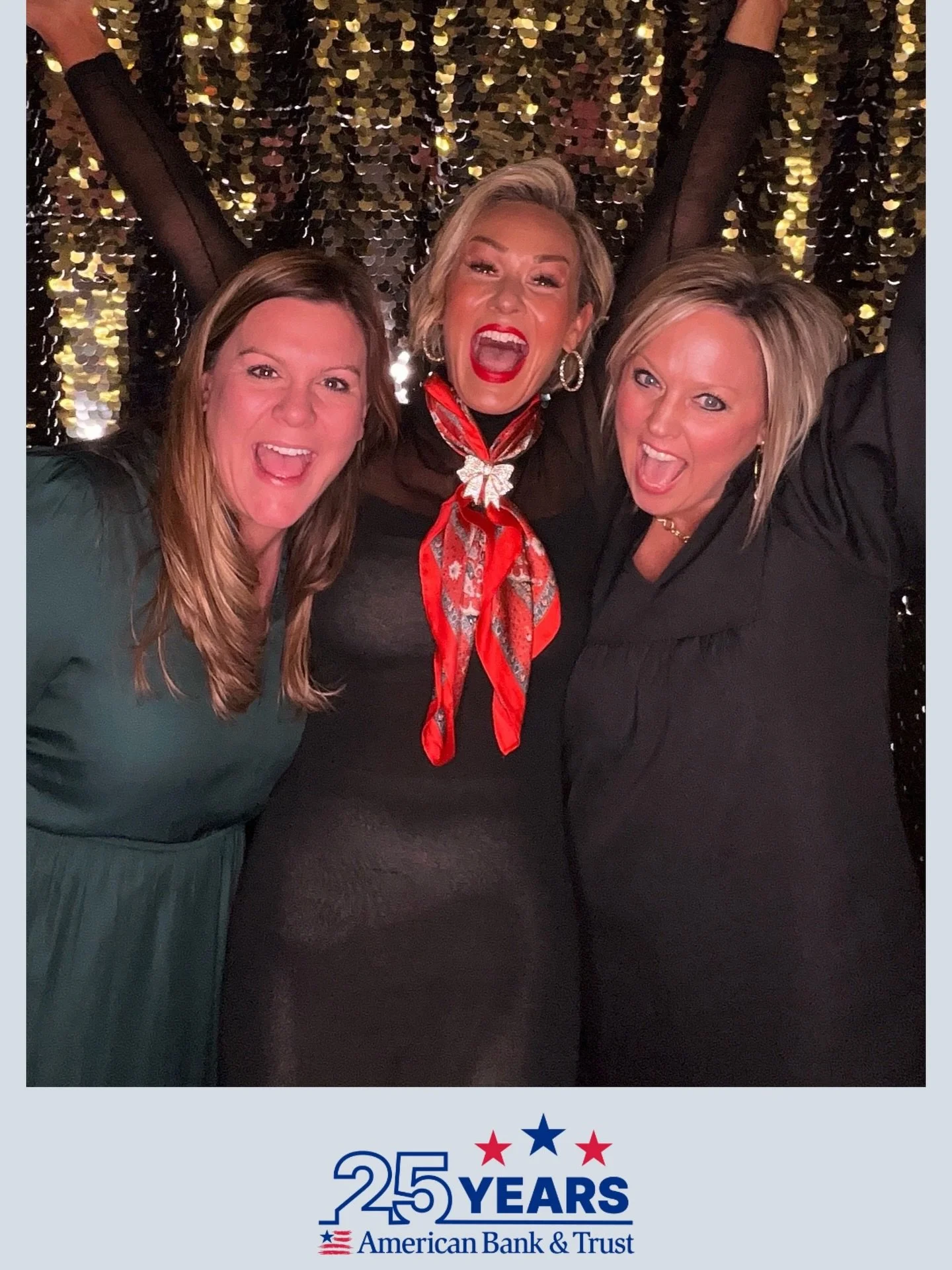 Photobooth = instant team bonding 🪄

Cheers to 25 Years @americanbank_bg !