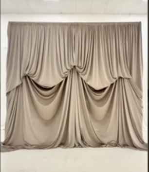 Latte Velvet Drape