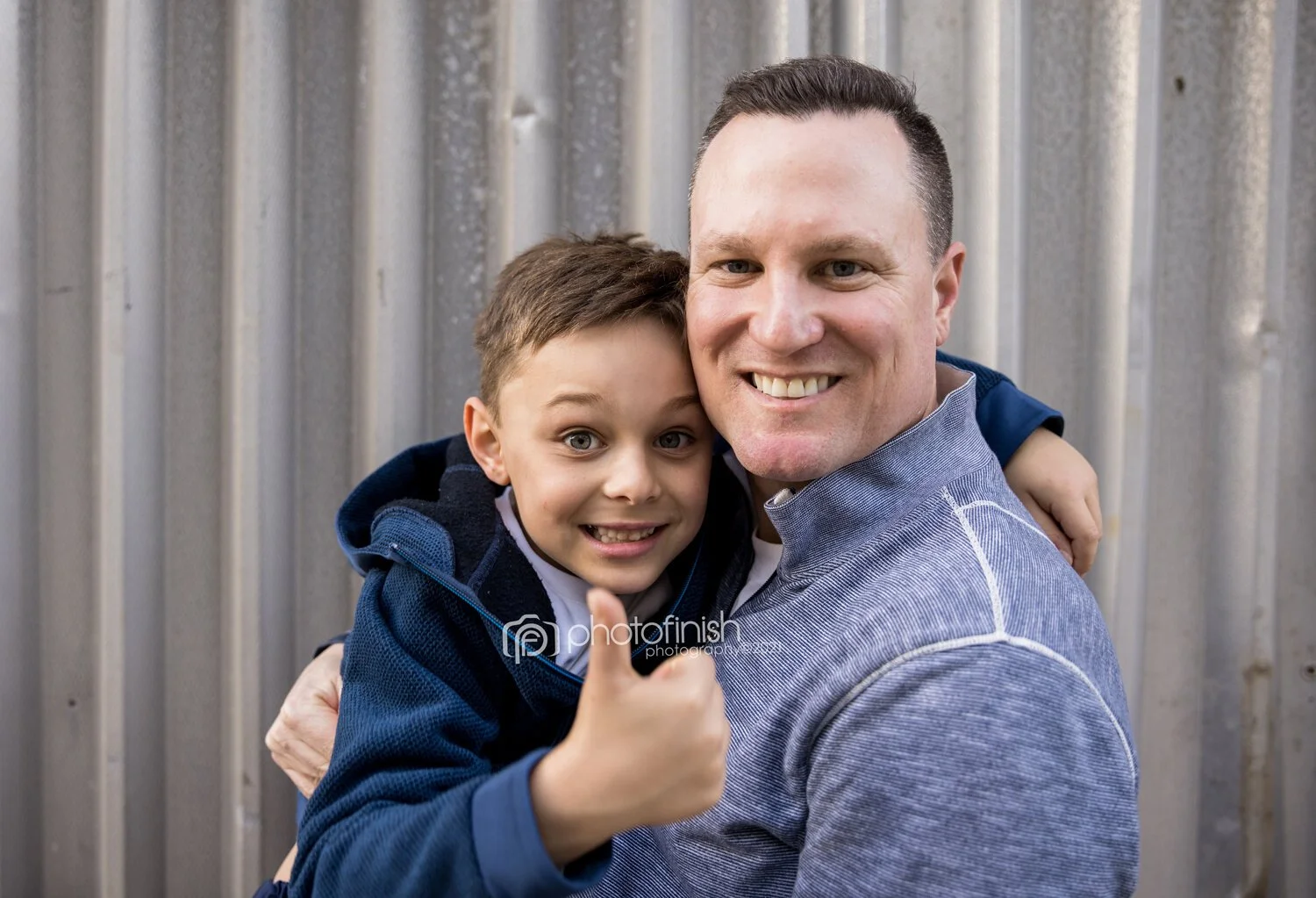 Father and son shot at family session at Sub Platypus Base in North Sydney