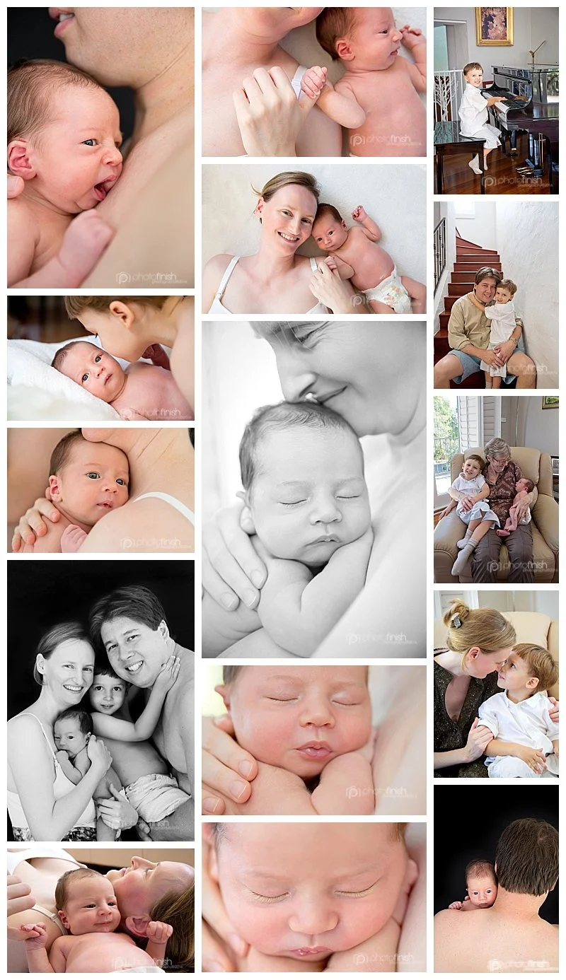 Natural newborn photography in North Shore Sydney home setting