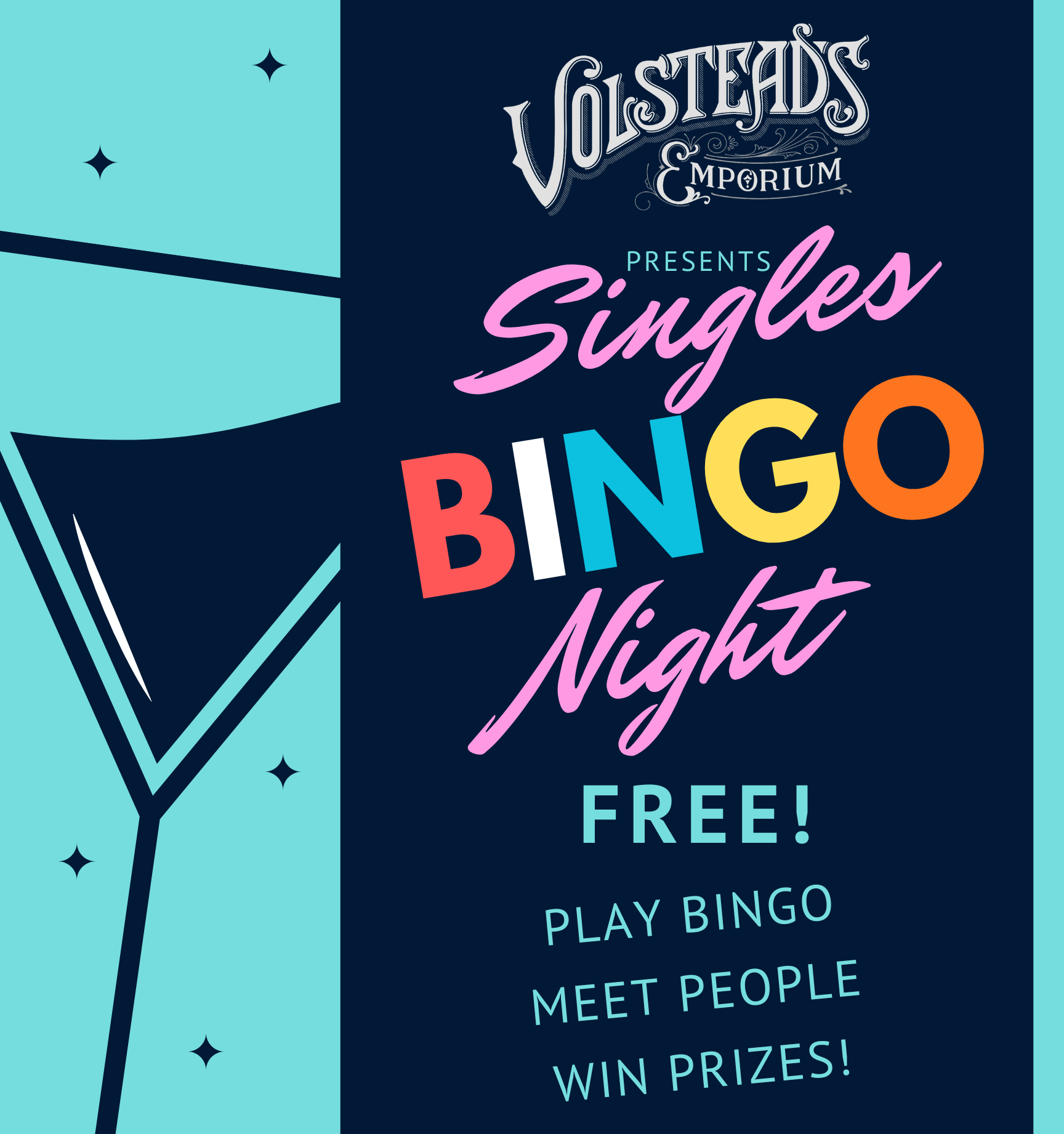 Singles Bingo! (ages 30-50)